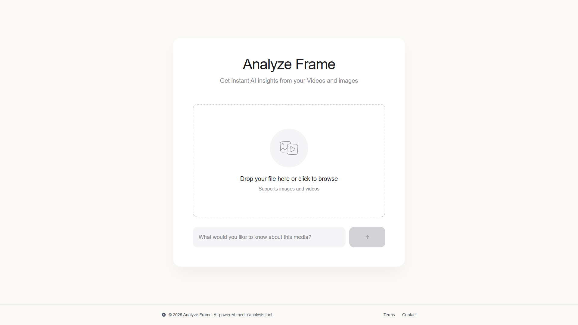 Analyze Frame Screenshot Analyze Frame Screenshot