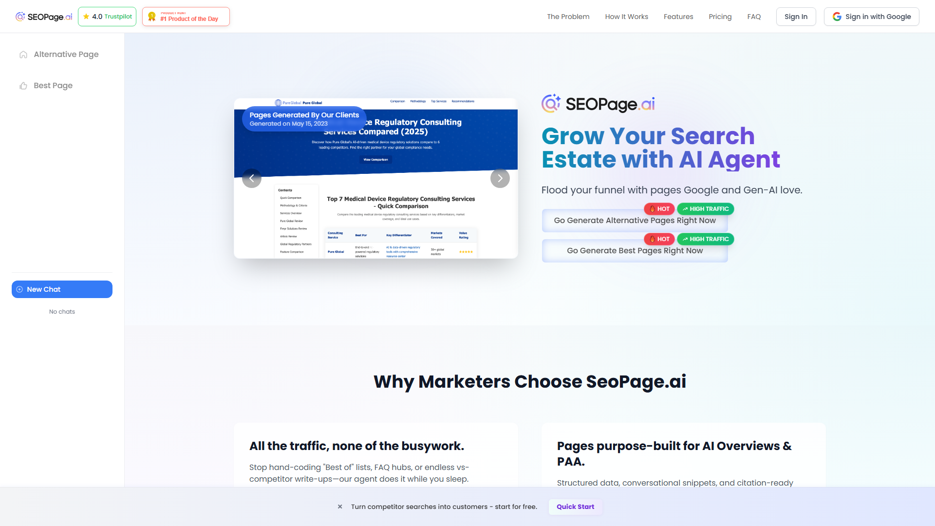 SeoPage.ai Screenshot SeoPage.ai Screenshot