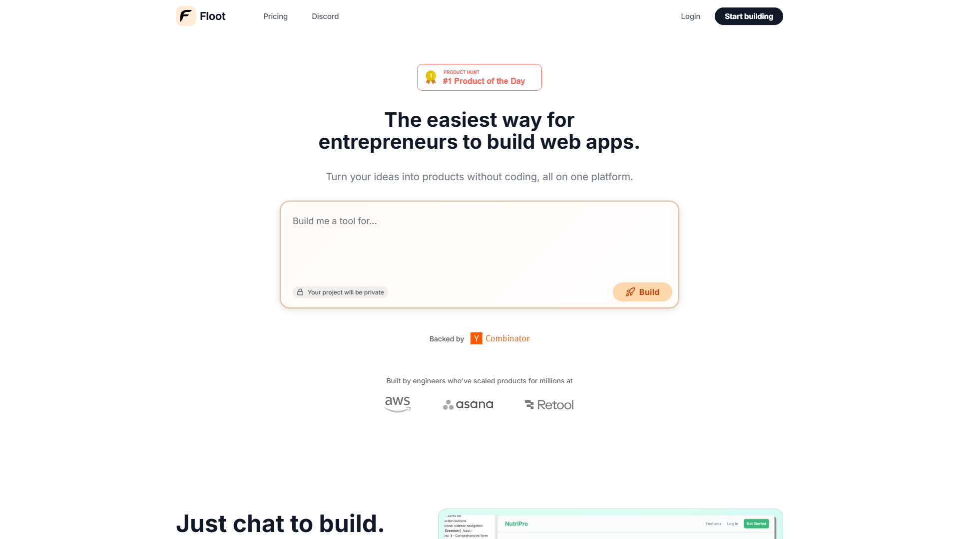 Floot Screenshot