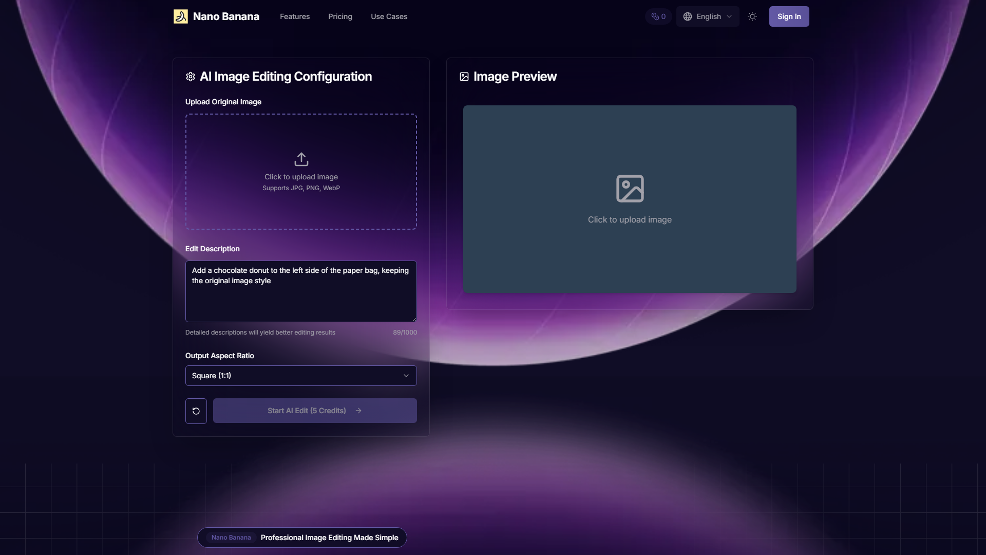 Nano Banana Screenshot