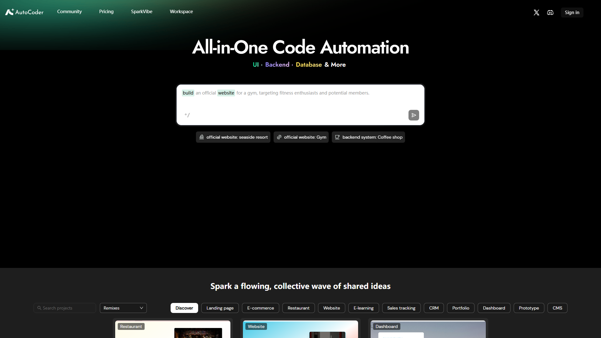 AutoCoder Screenshot AutoCoder Screenshot