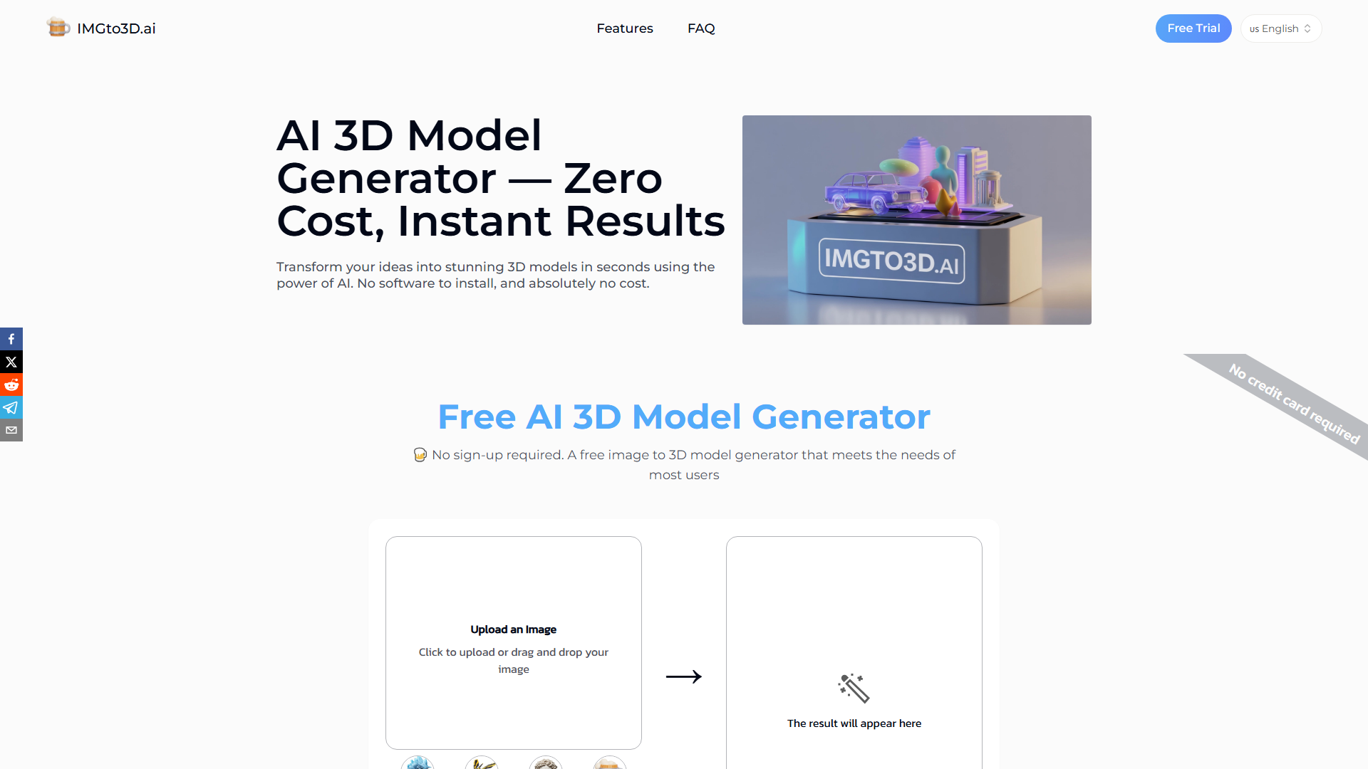 Imgto3D.ai Screenshot