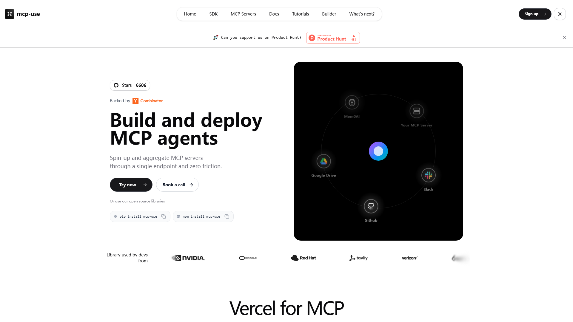 mcp-use Cloud Screenshot mcp-use Cloud Screenshot