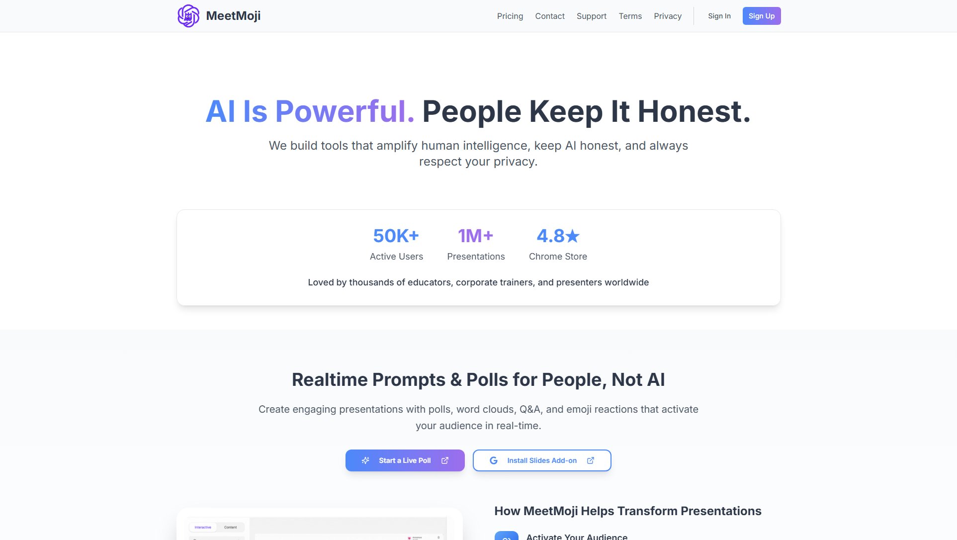 MeetMoji MeetMoji Interface & Screenshots MeetMoji MeetMoji Interface & Screenshots