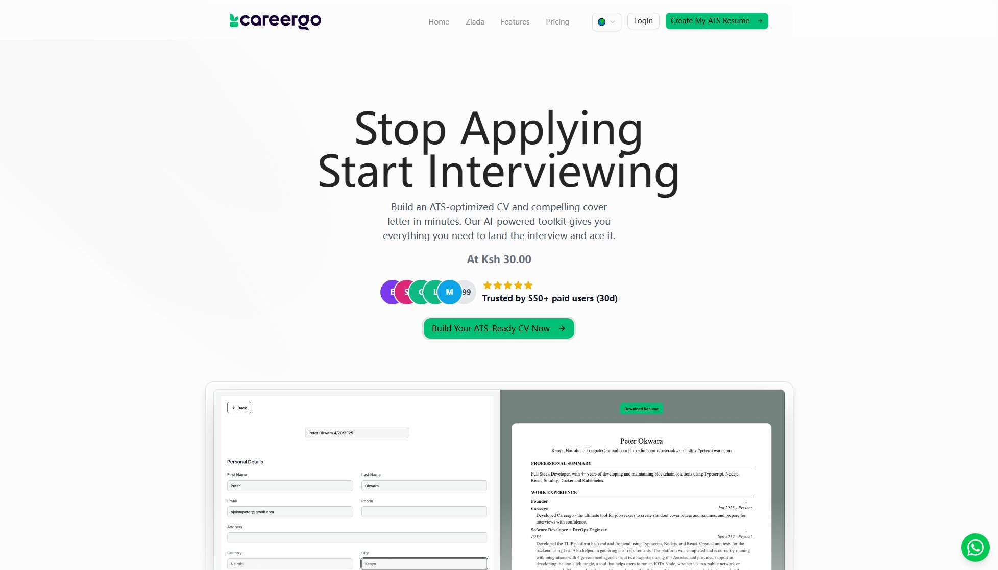 Careergo Careergo Interface & Screenshots Careergo Careergo Interface & Screenshots