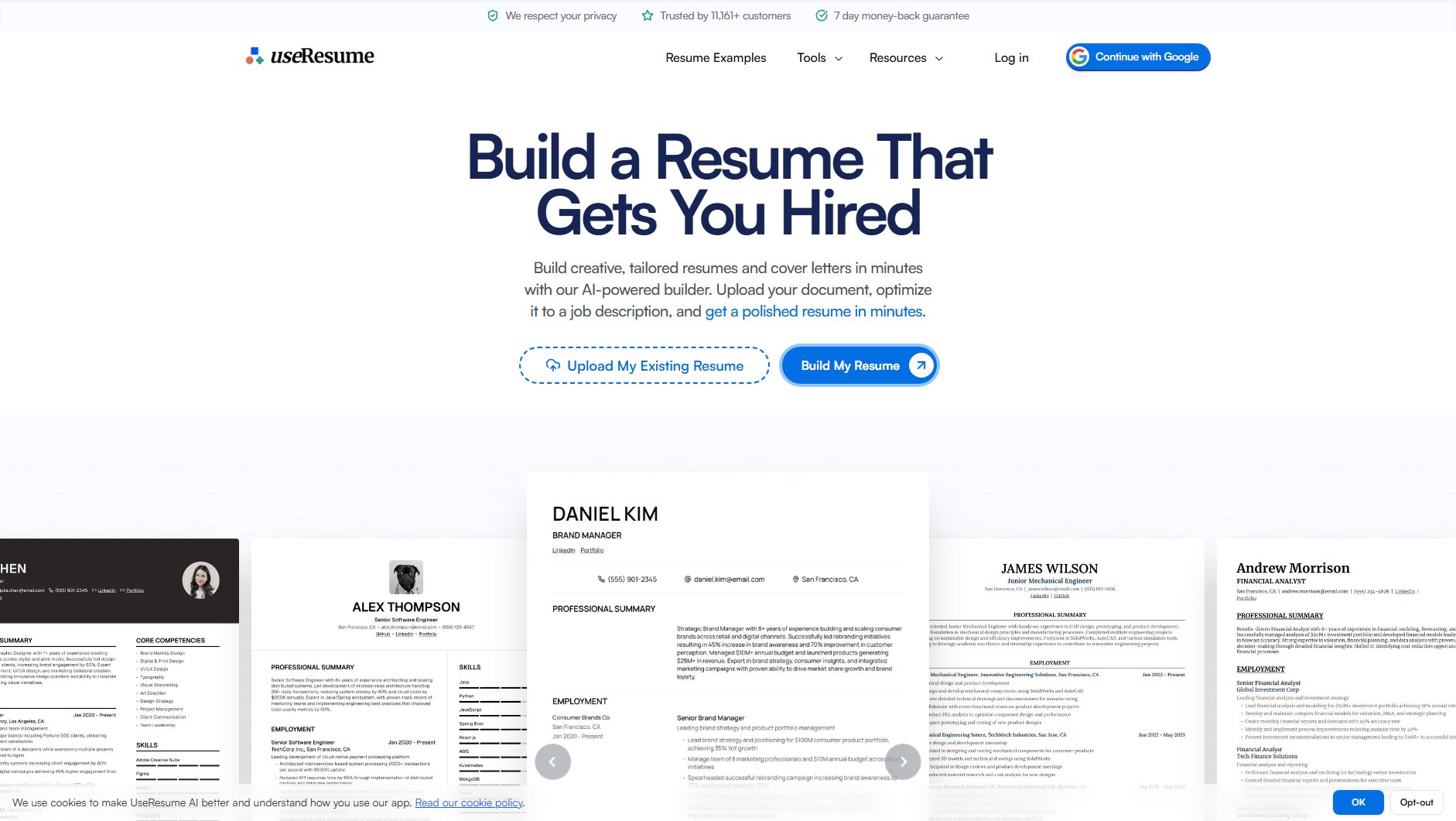 UseResume AI UseResume AI Interface & Screenshots