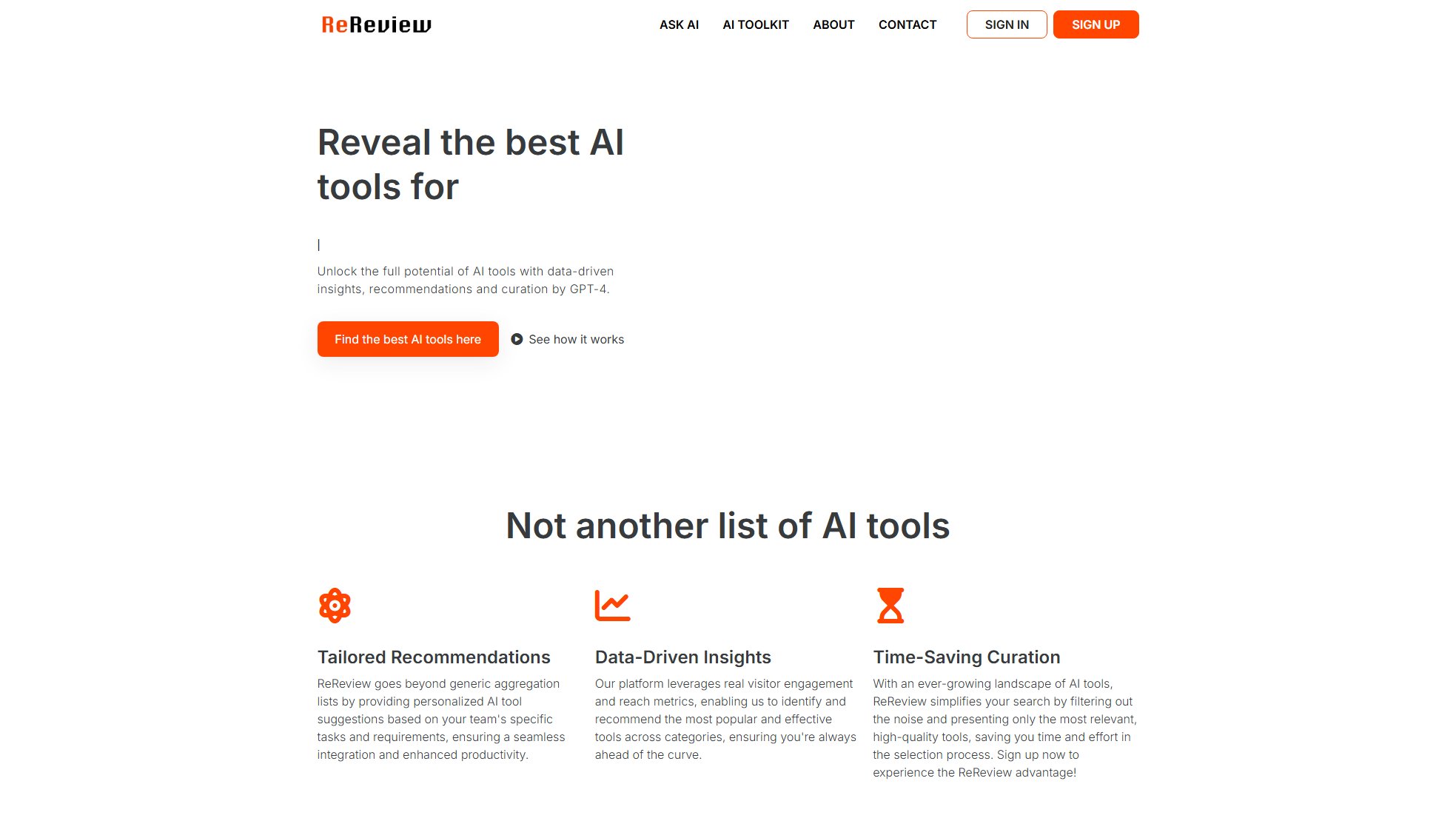 ReReview AI ReReview AI Interface & Screenshots ReReview AI ReReview AI Interface & Screenshots