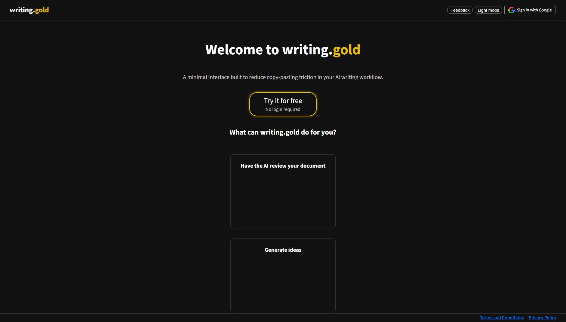 writing.gold writing.gold Interface & Screenshots writing.gold writing.gold Interface & Screenshots