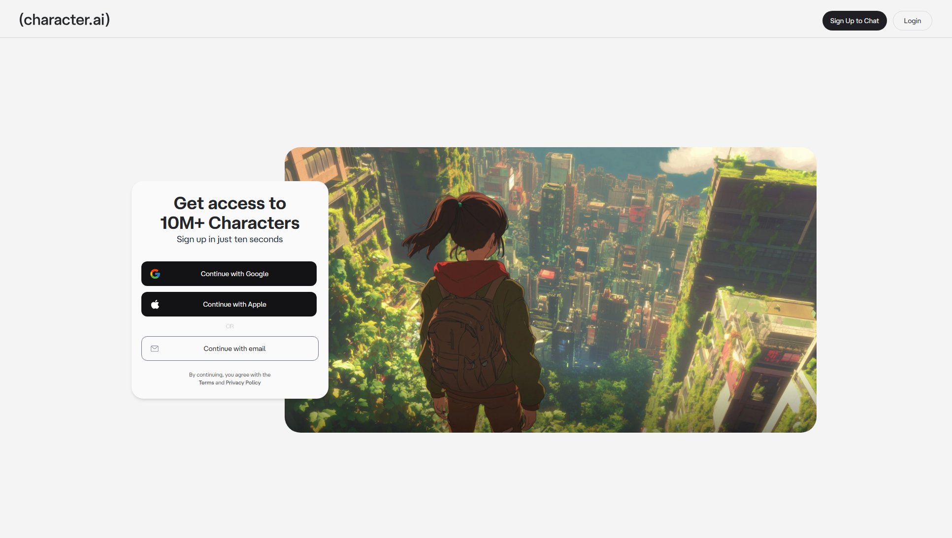 character.ai character.ai Interface & Screenshots