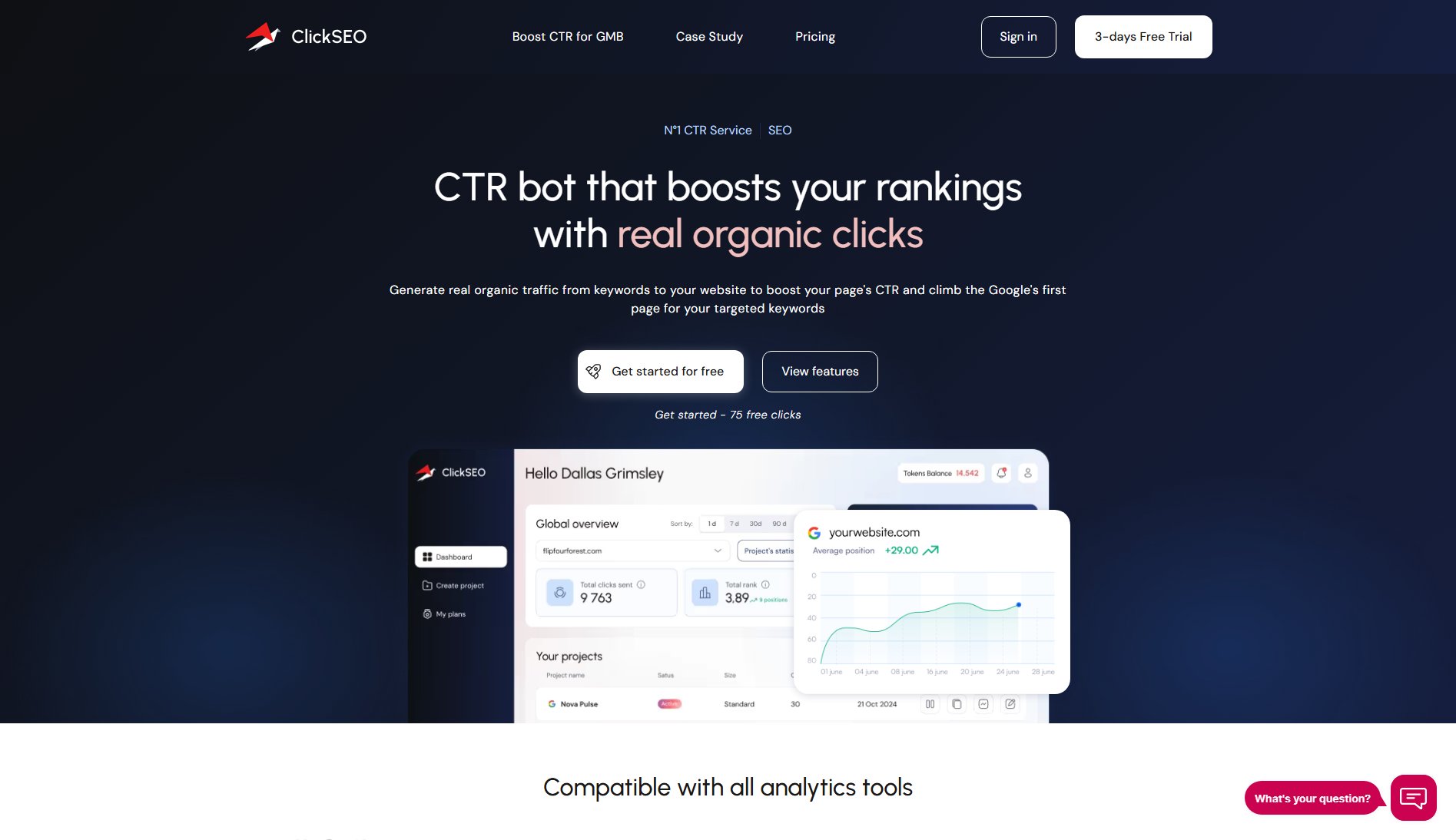 ClickSEO ClickSEO Interface & Screenshots