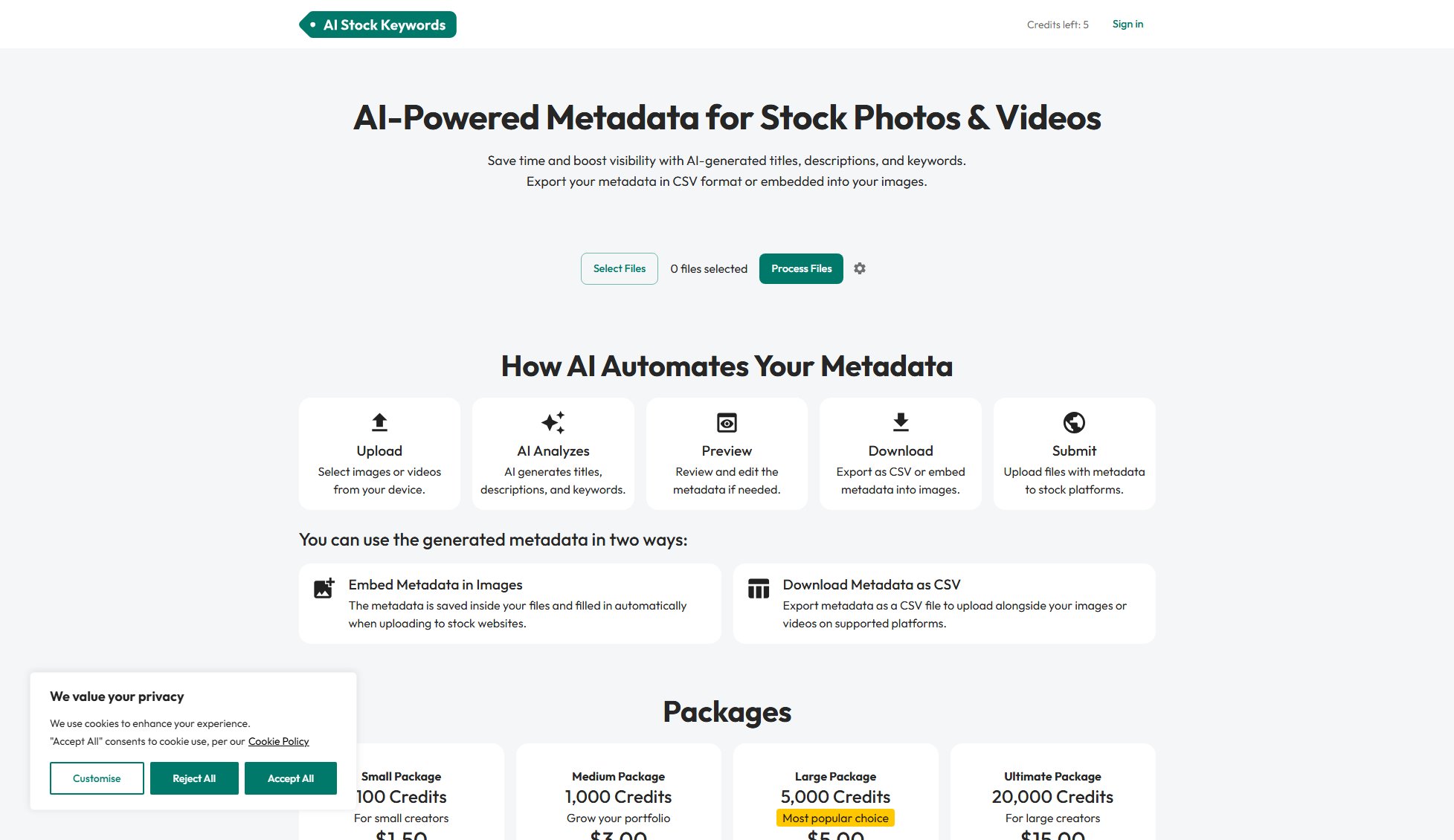 AI Stock Keywords AI Stock Keywords Interface & Screenshots