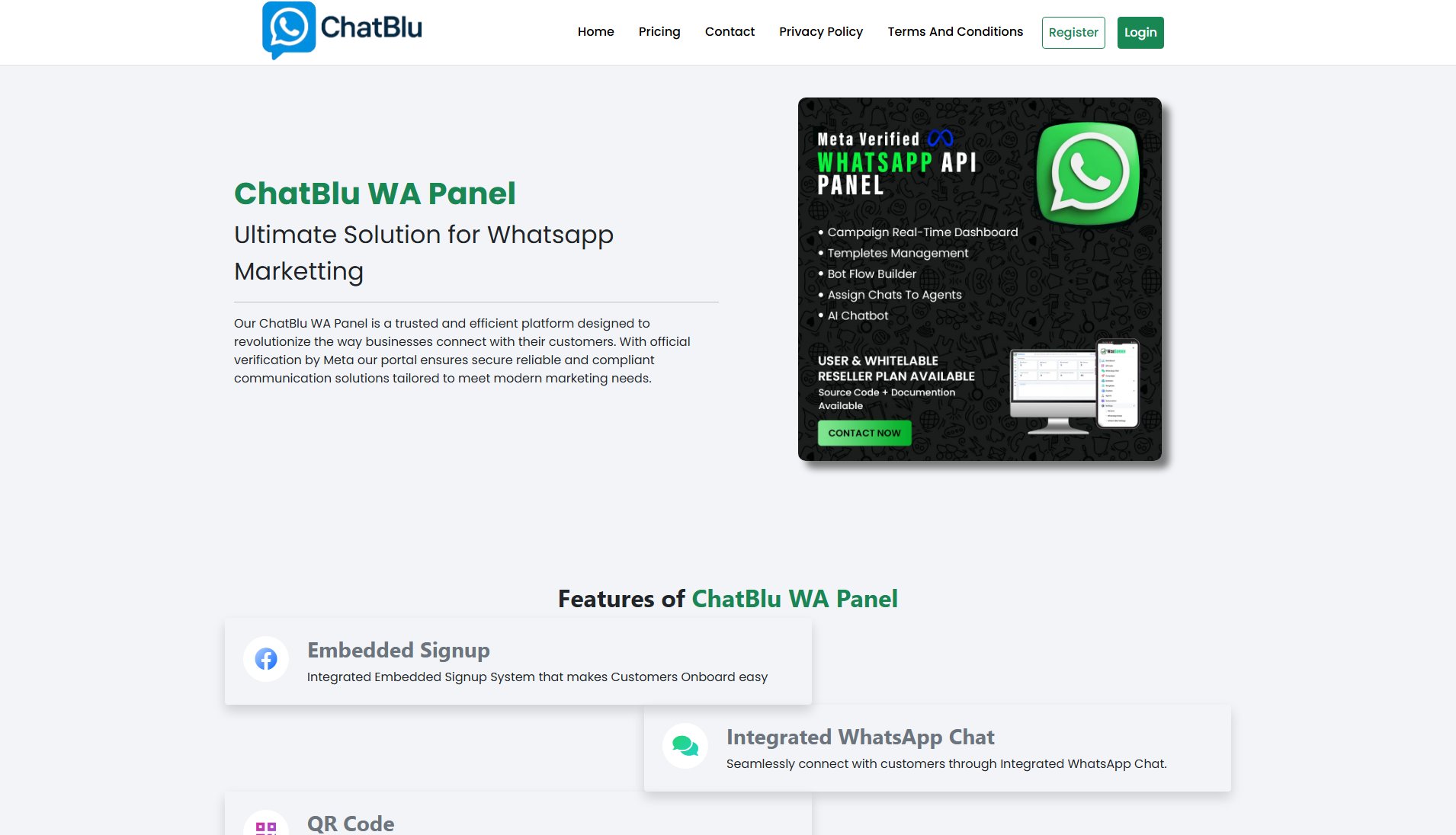 ChatBlu WA Panel ChatBlu WA Panel Interface & Screenshots ChatBlu WA Panel ChatBlu WA Panel Interface & Screenshots
