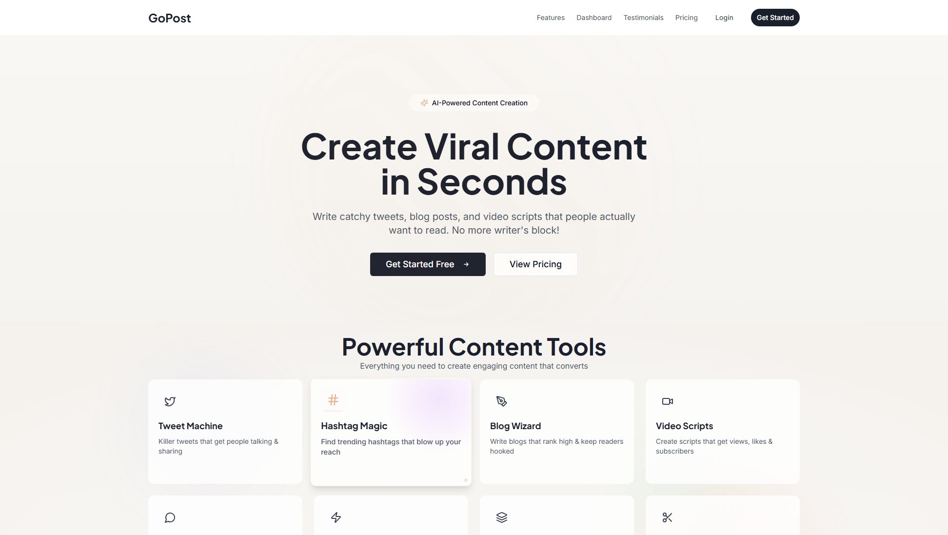 GoPost GoPost Interface & Screenshots GoPost GoPost Interface & Screenshots
