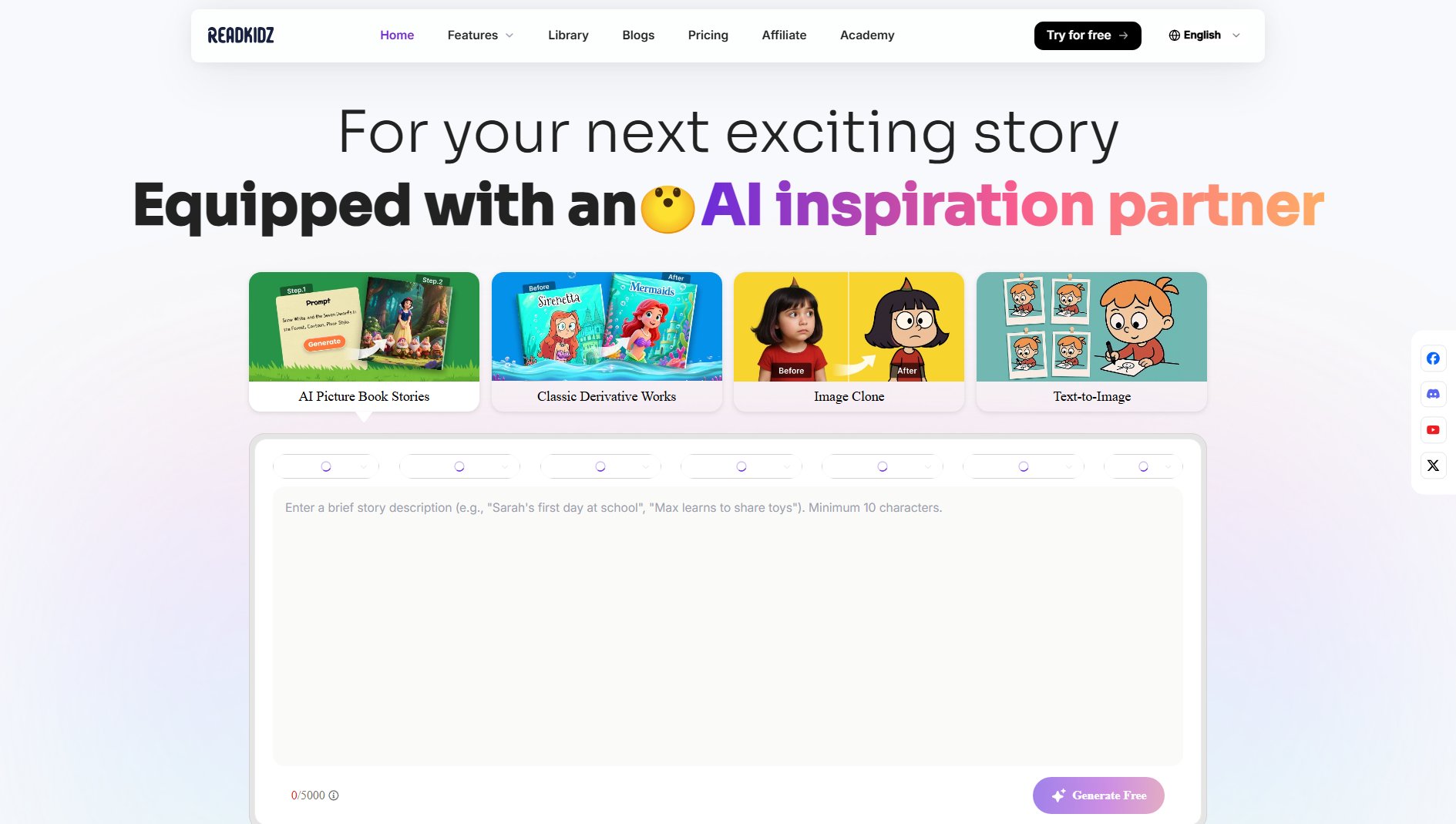 Readkidz Readkidz Interface & Screenshots Readkidz Readkidz Interface & Screenshots