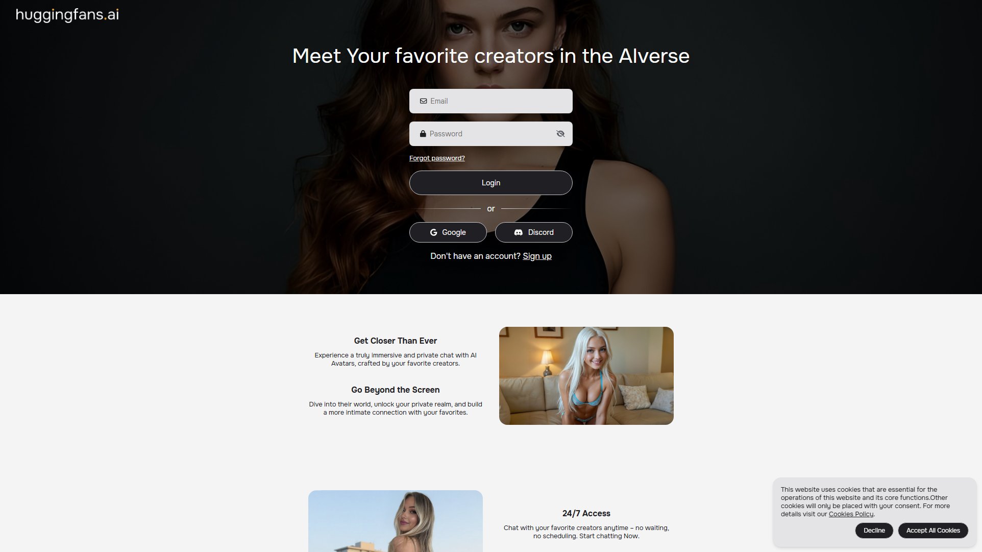 Huggingfans Huggingfans Interface & Screenshots Huggingfans Huggingfans Interface & Screenshots