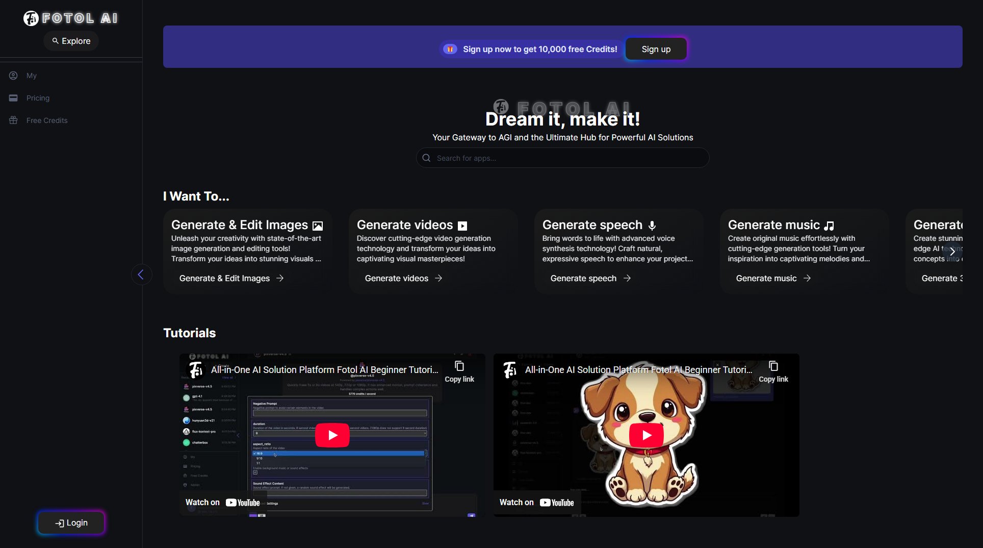 Fotol AI Fotol AI Interface & Screenshots