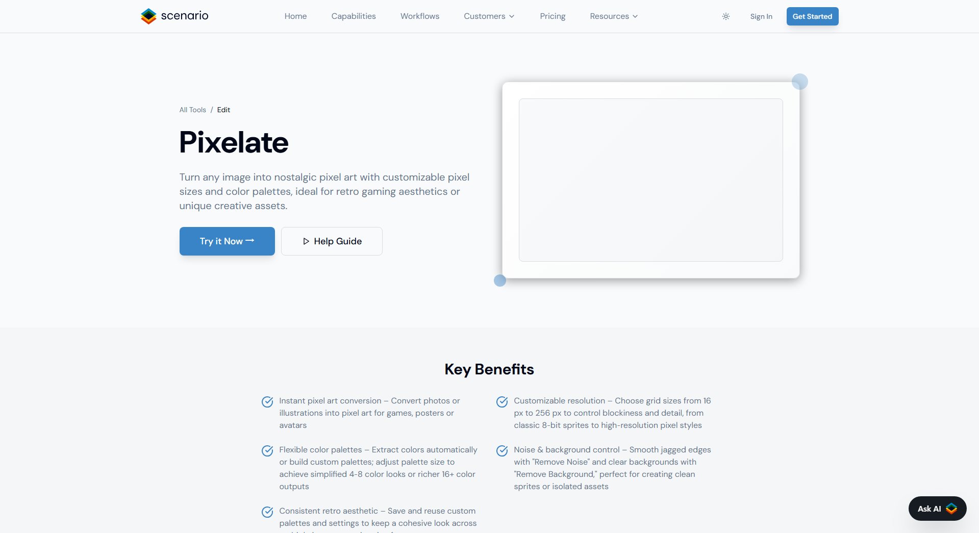 Pixelate Pixelate Interface & Screenshots Pixelate Pixelate Interface & Screenshots