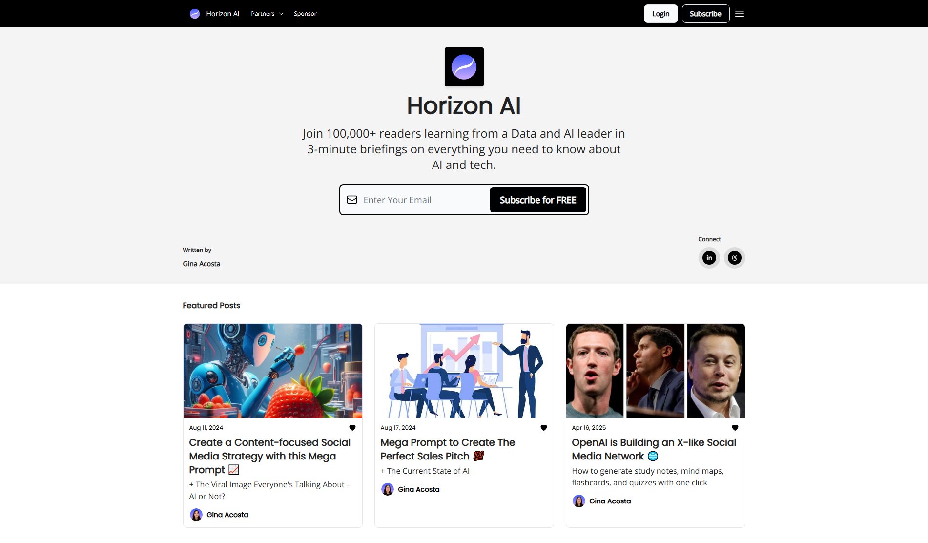 Horizon AI Horizon AI Interface & Screenshots