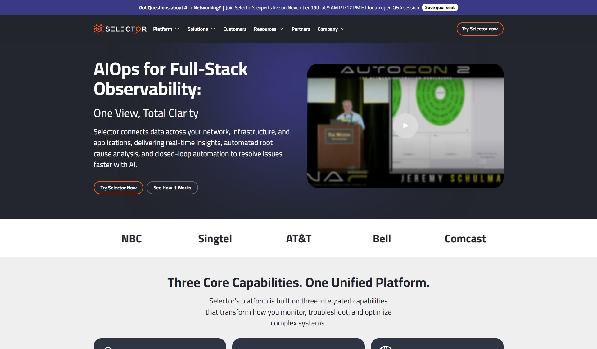 Selector Selector Interface & Screenshots