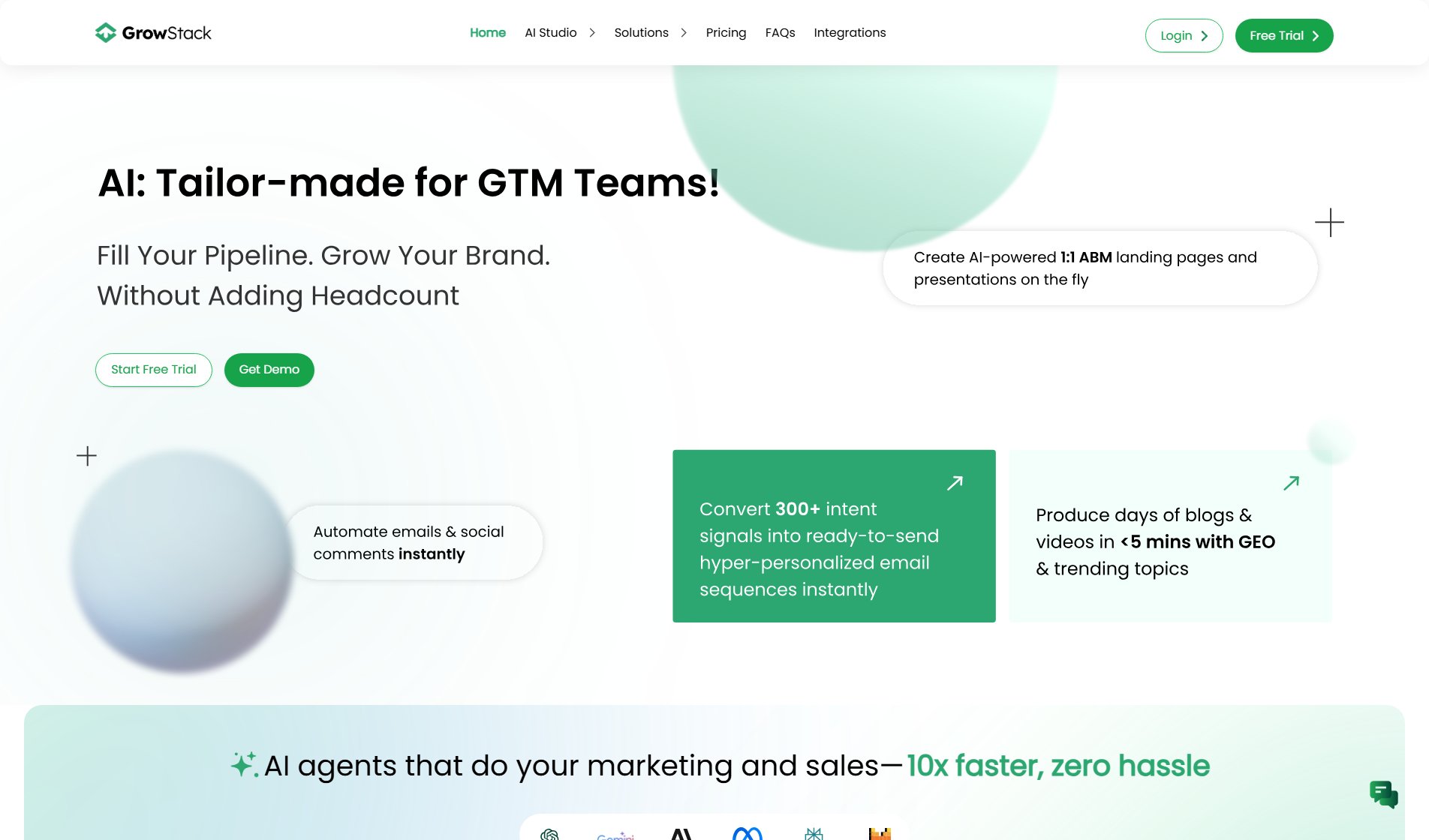 GrowStack AI GrowStack AI Interface & Screenshots