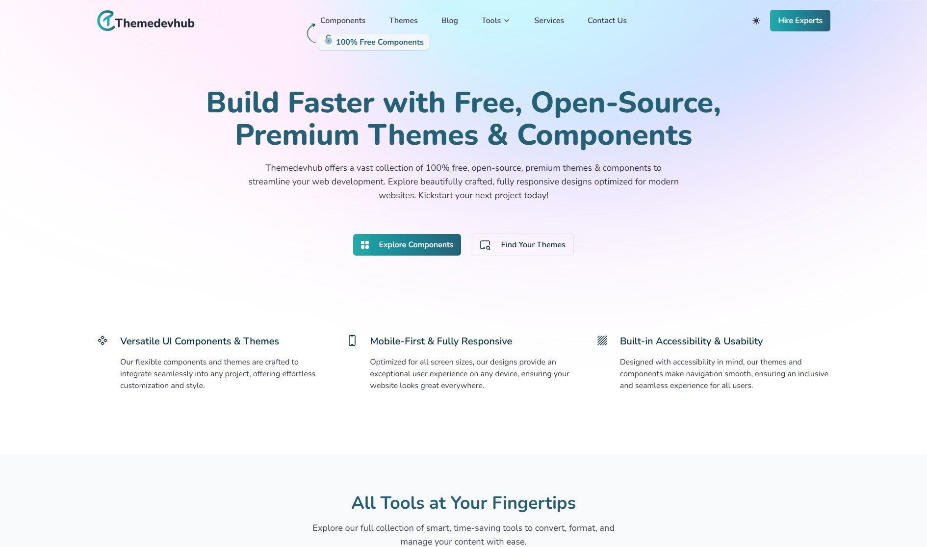 Themedevhub Screenshot