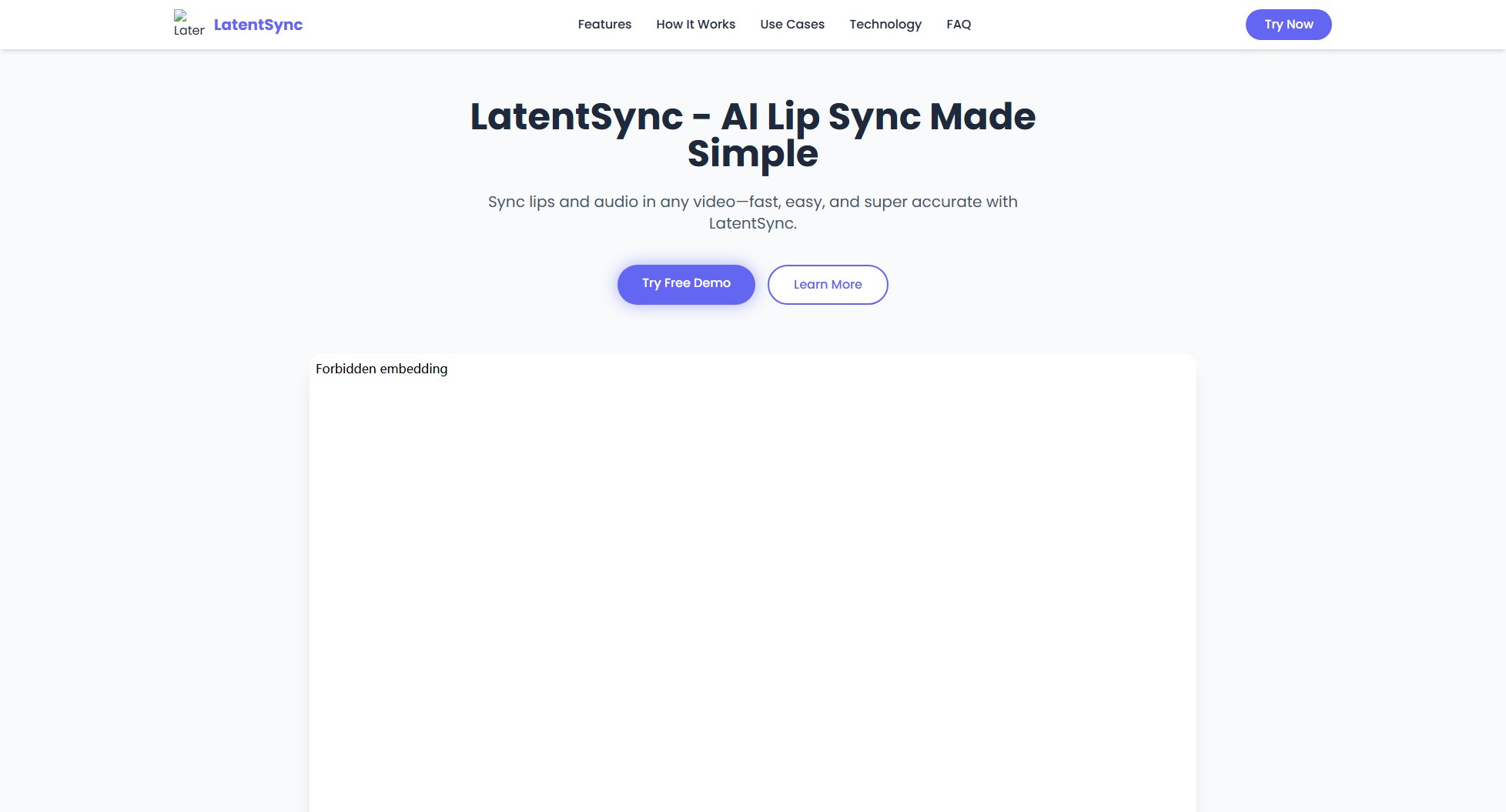 LatentSync LatentSync Interface & Screenshots LatentSync LatentSync Interface & Screenshots