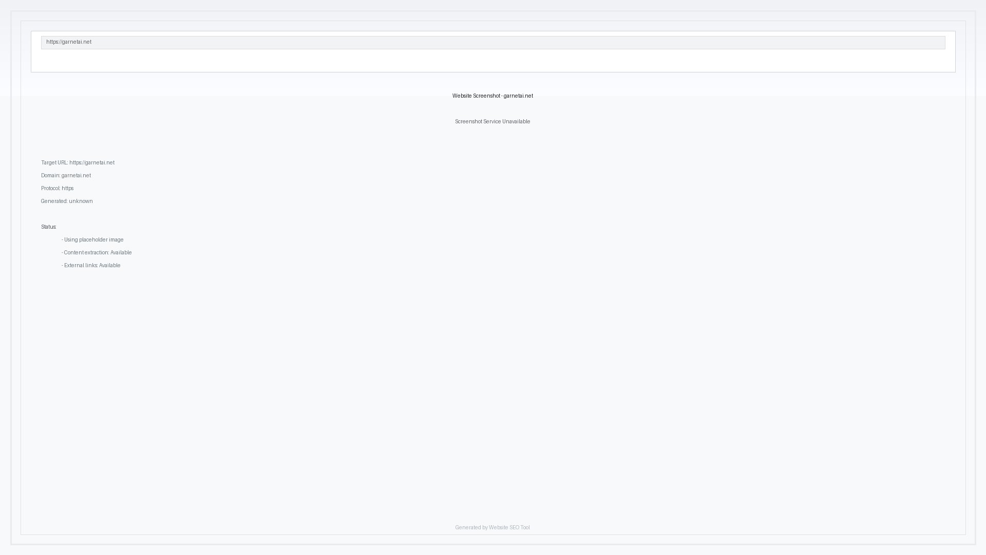 GarnetAI GarnetAI Interface & Screenshots GarnetAI GarnetAI Interface & Screenshots