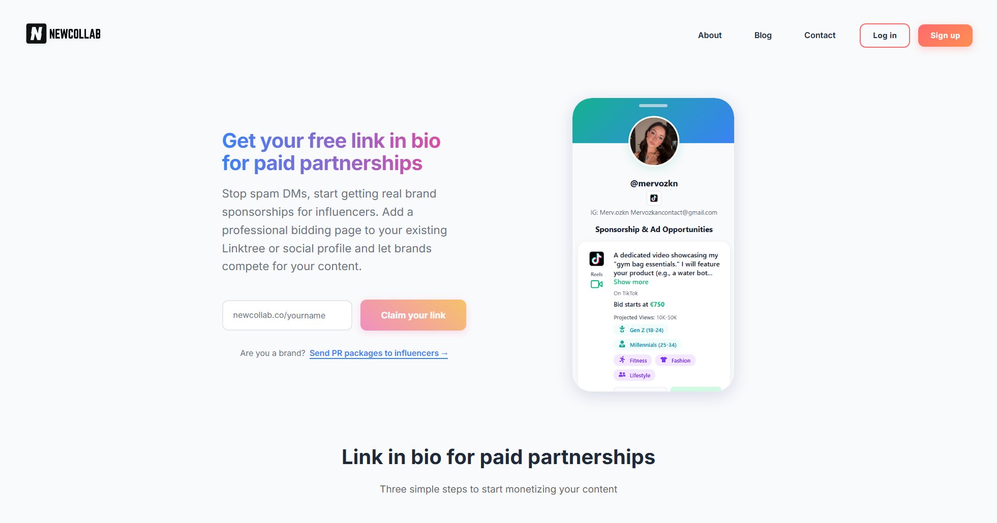 Newcollab Newcollab Interface & Screenshots