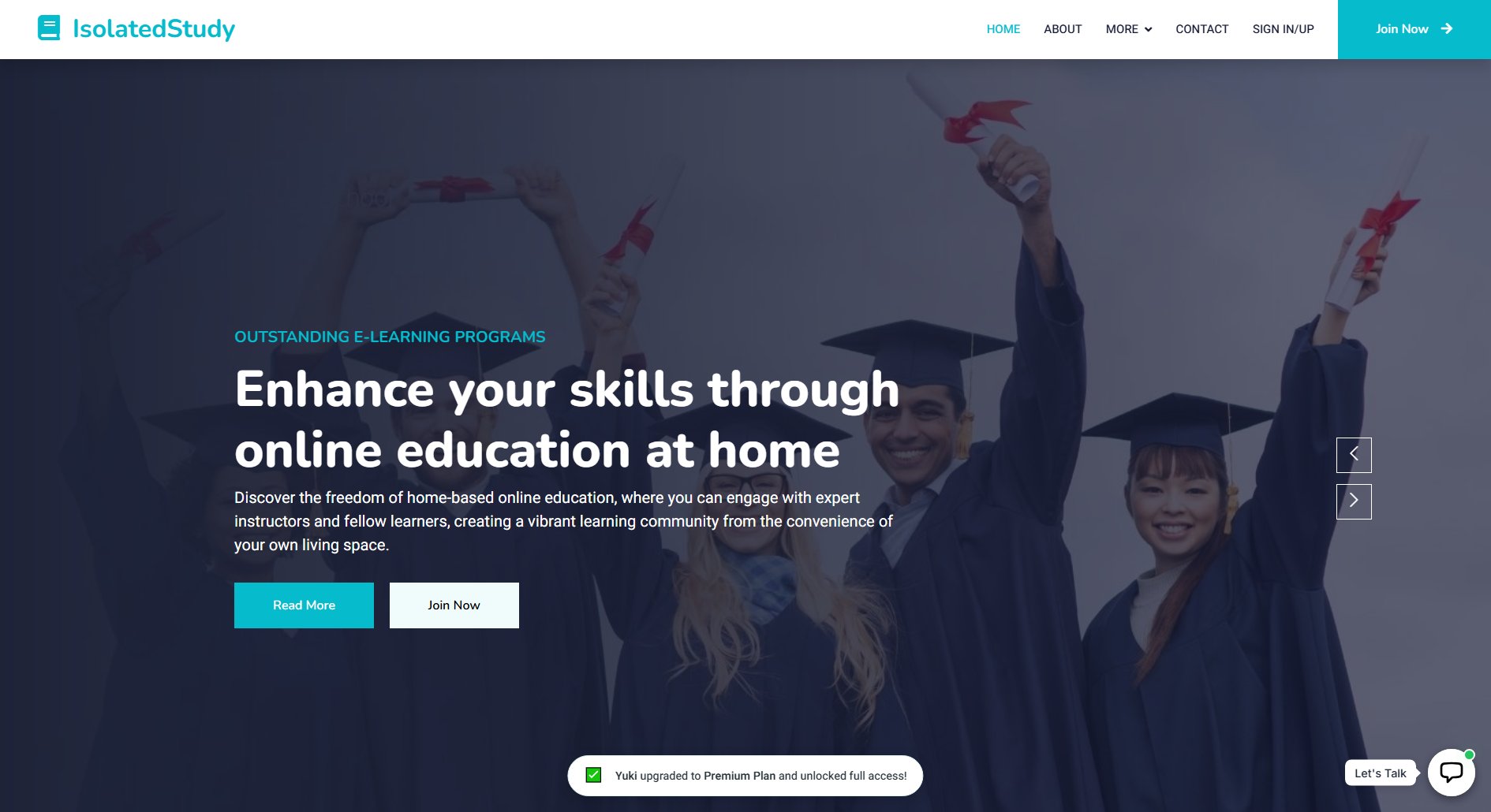 Isolated Study Isolated Study Interface & Screenshots