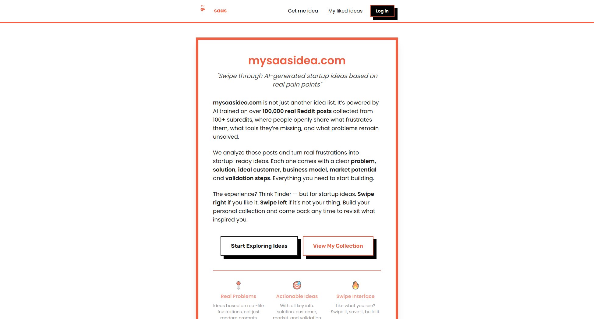 mysaasidea.com mysaasidea.com Interface & Screenshots