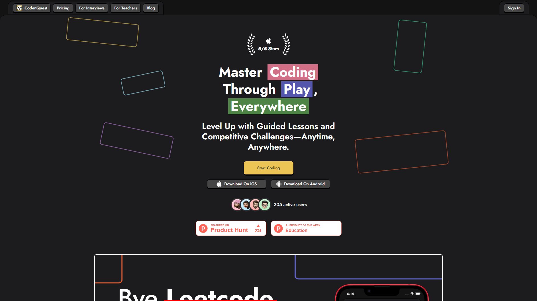 CodenQuest CodenQuest Interface & Screenshots CodenQuest CodenQuest Interface & Screenshots