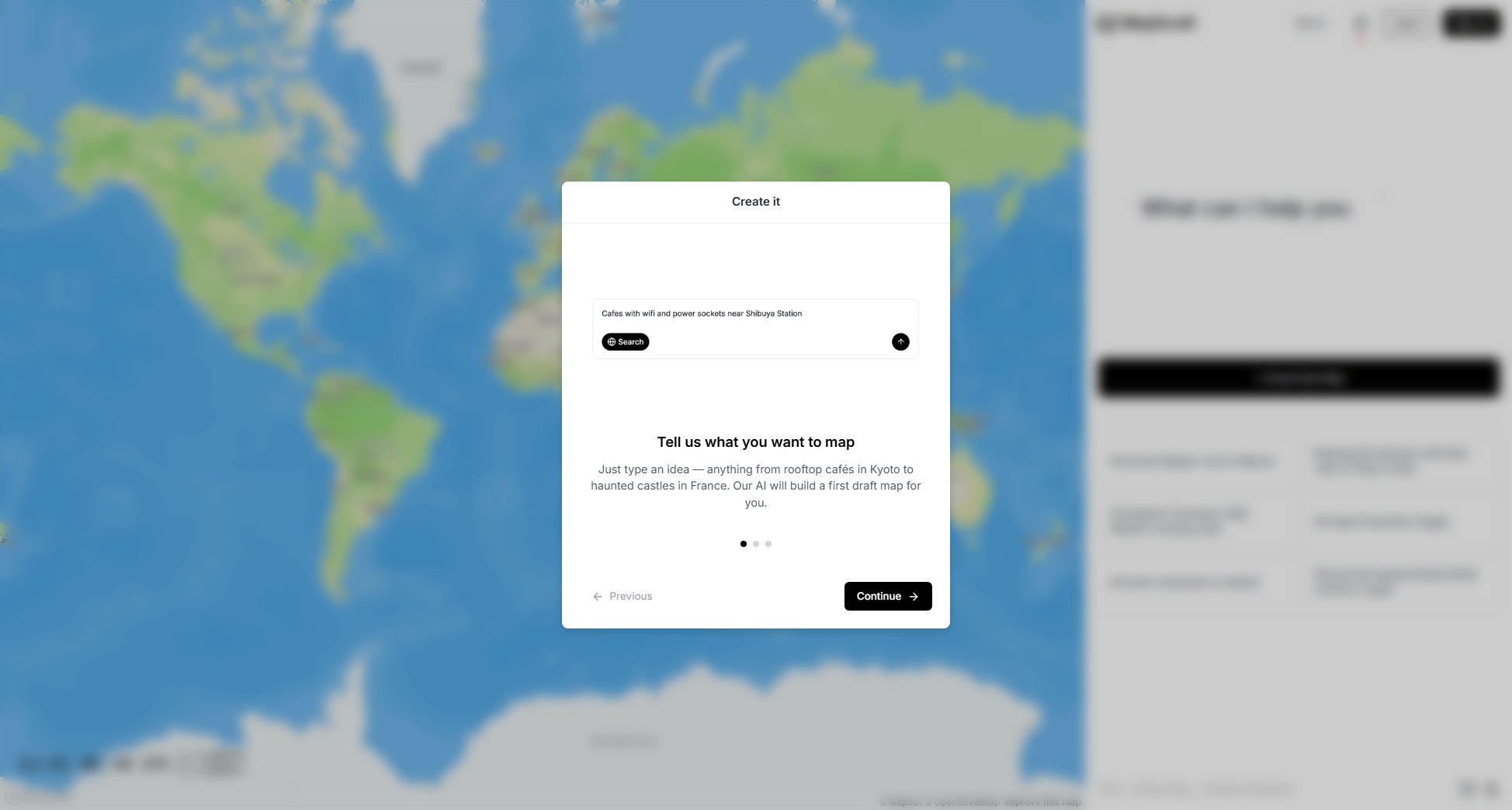 MapScroll MapScroll Interface & Screenshots