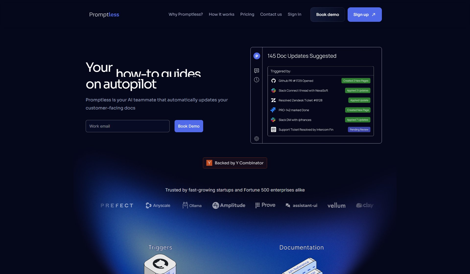 Promptless Promptless Interface & Screenshots