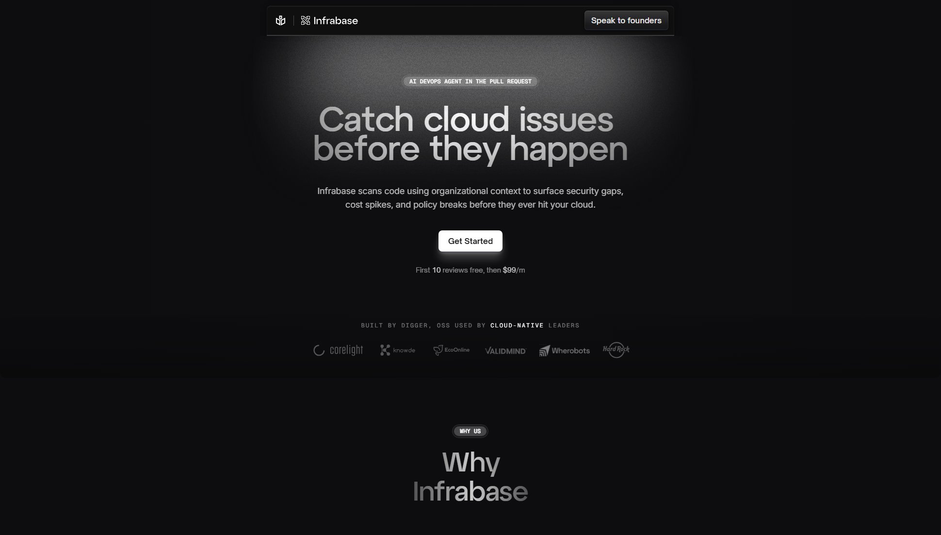 Infrabase Infrabase Interface & Screenshots