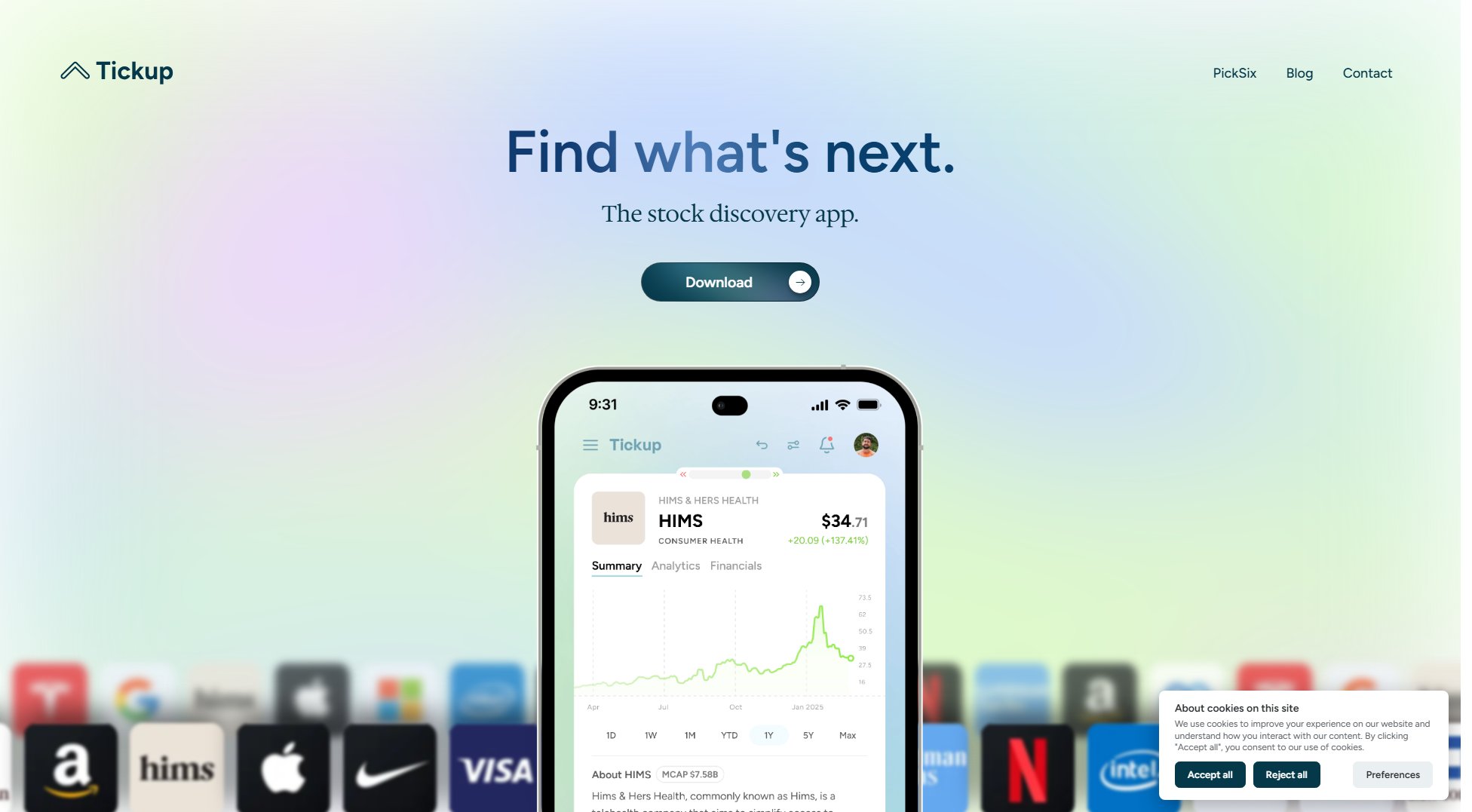 Tickup Tickup Interface & Screenshots