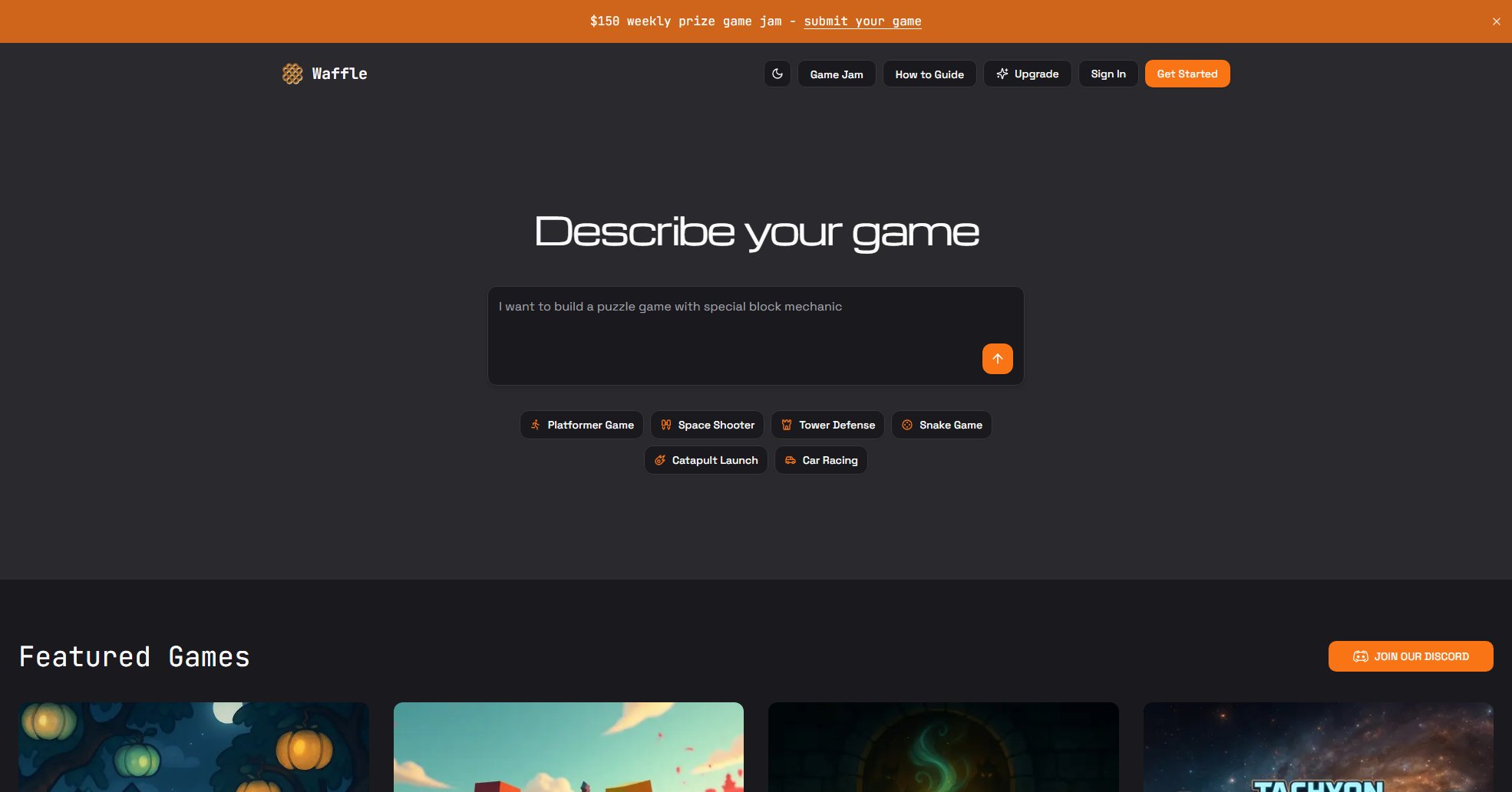 Waffle Waffle Interface & Screenshots