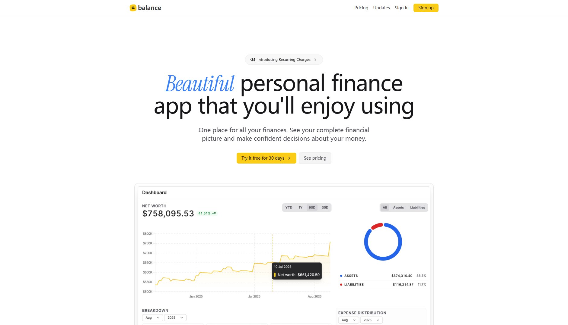 Balance Balance Interface & Screenshots Balance Balance Interface & Screenshots