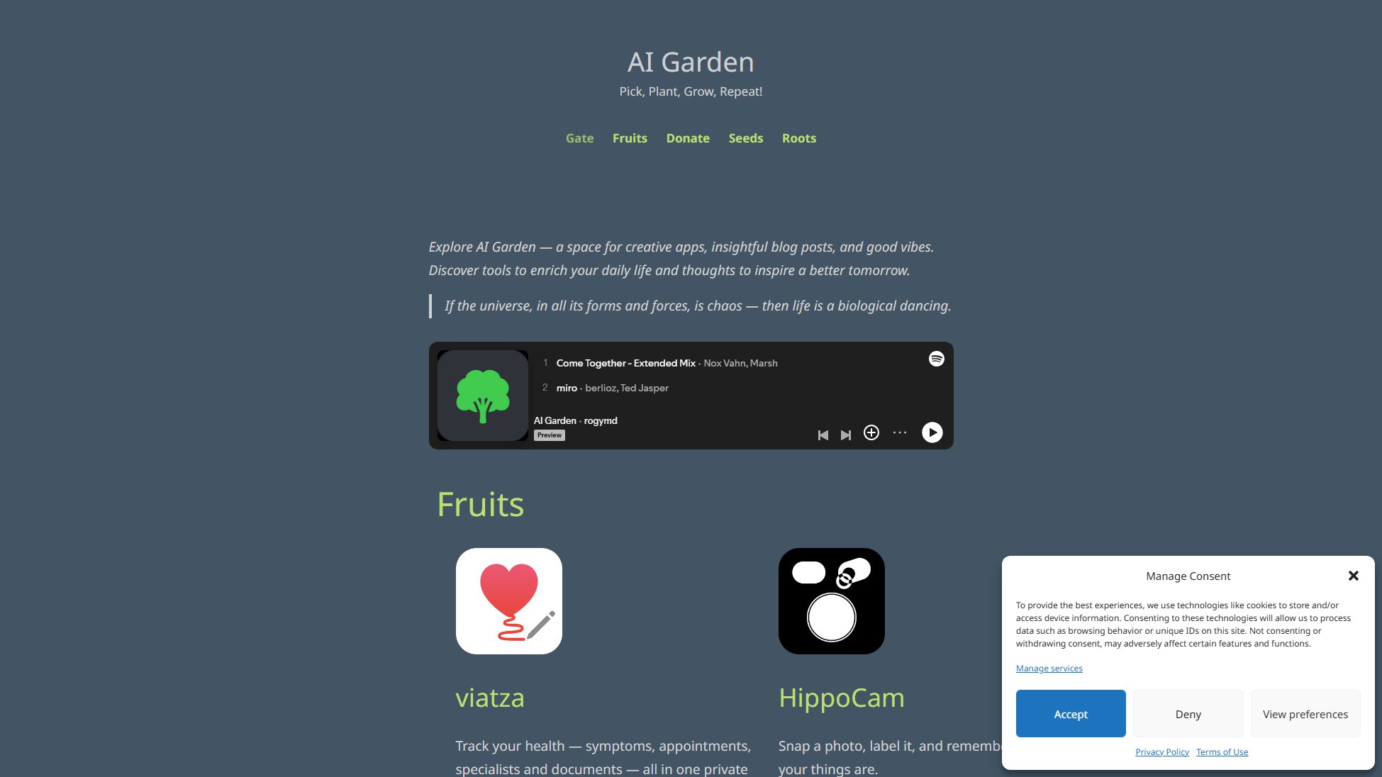 AI Garden AI Garden Interface & Screenshots AI Garden AI Garden Interface & Screenshots