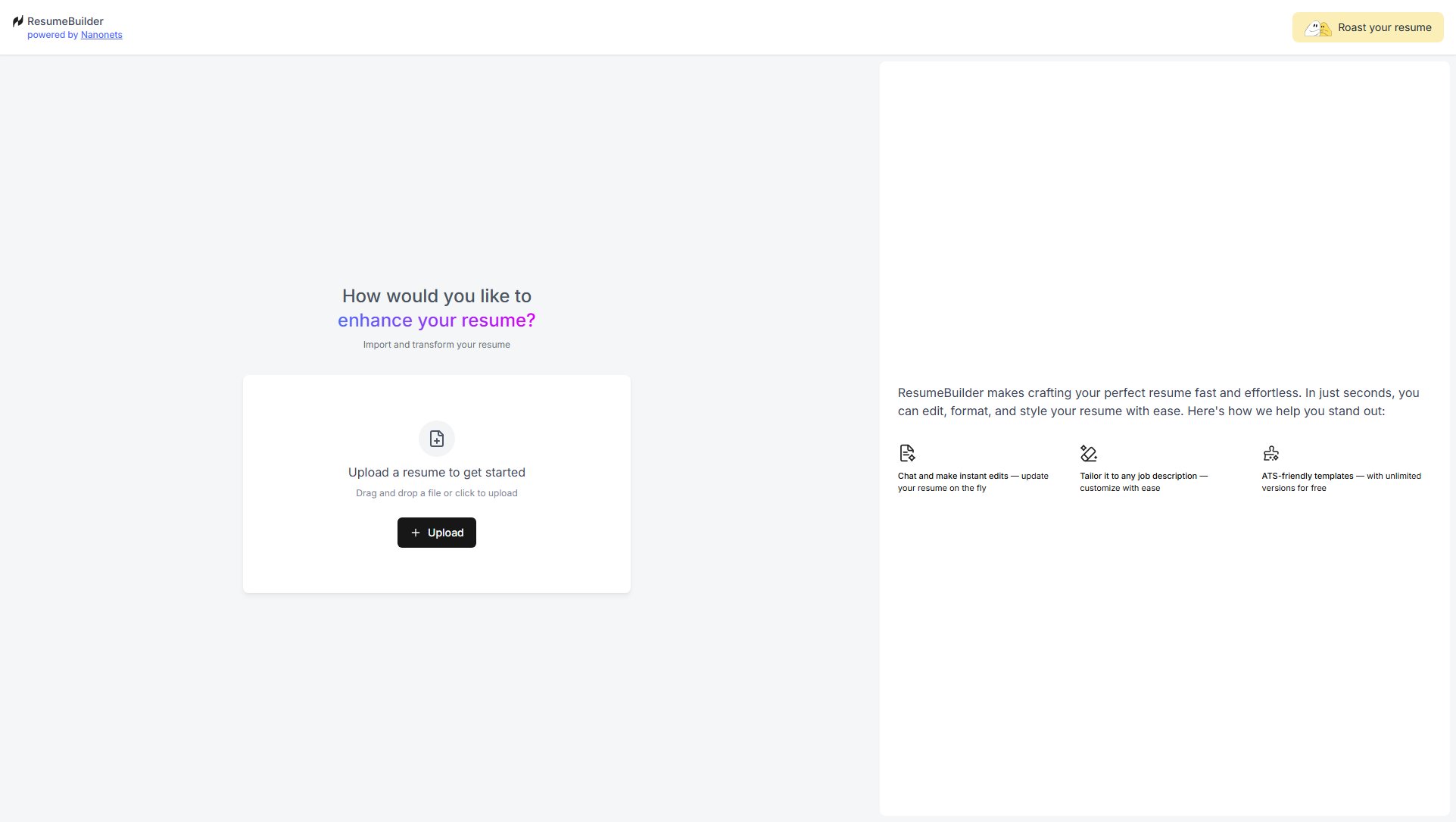 ResumeBuilder ResumeBuilder Interface & Screenshots ResumeBuilder ResumeBuilder Interface & Screenshots