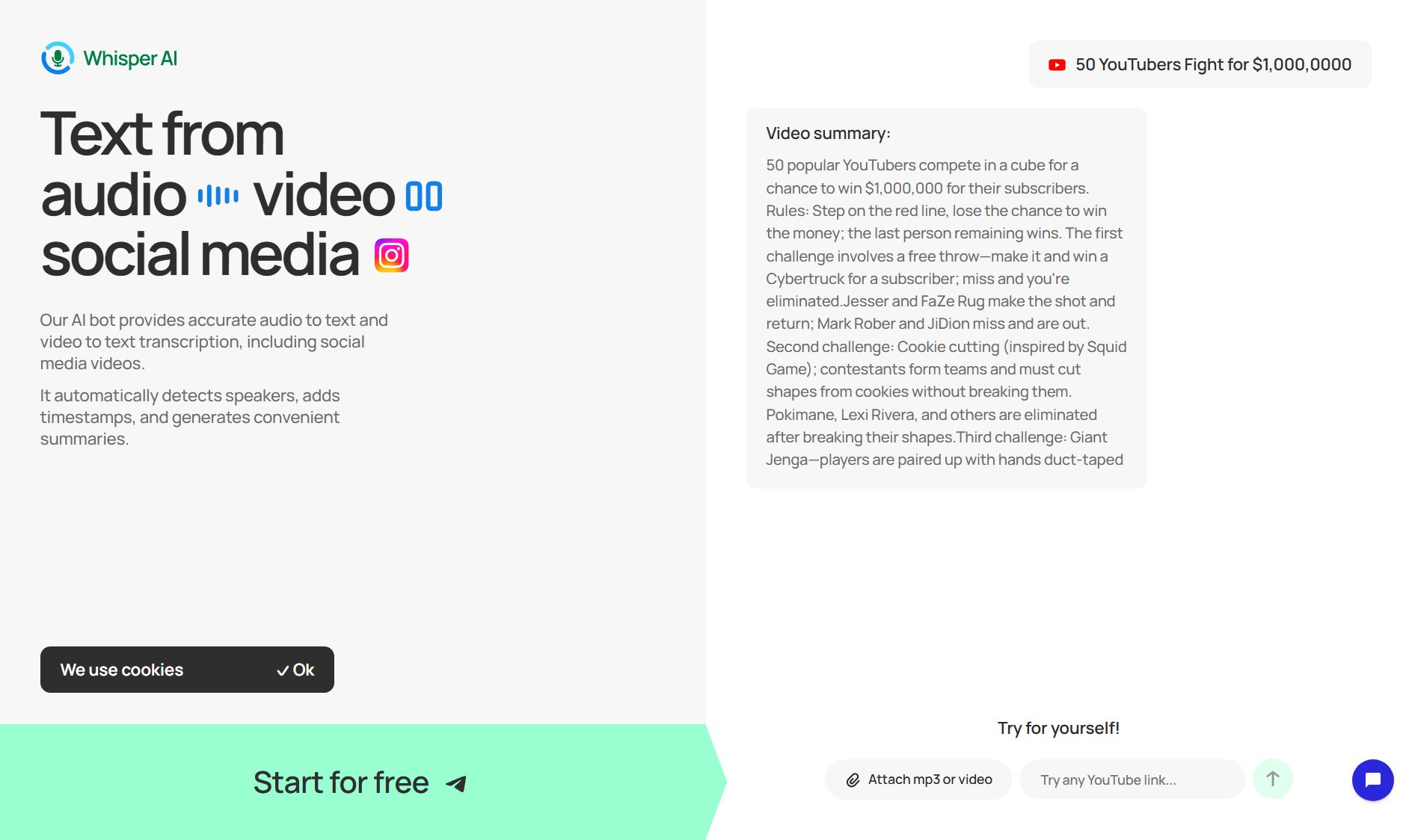 Whisper AI Whisper AI Interface & Screenshots