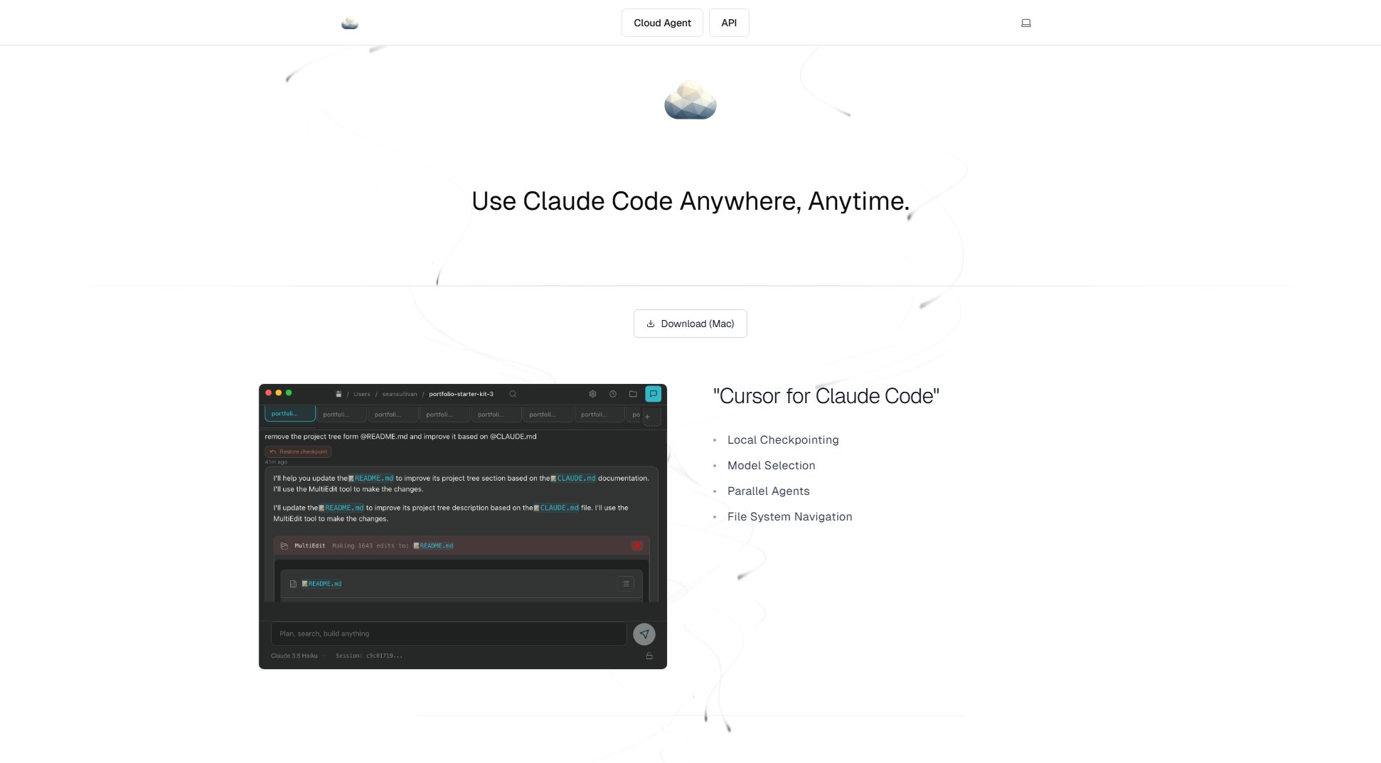 Cloud Coding Cloud Coding Interface & Screenshots