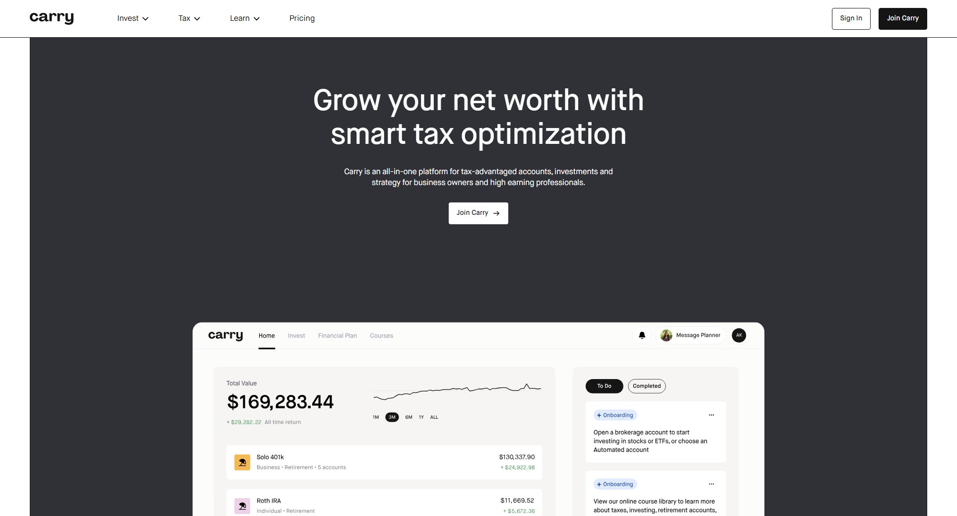 Carry Carry Interface & Screenshots Carry Carry Interface & Screenshots