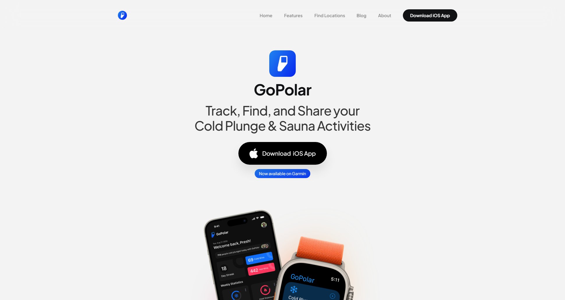 GoPolar GoPolar Interface & Screenshots GoPolar GoPolar Interface & Screenshots