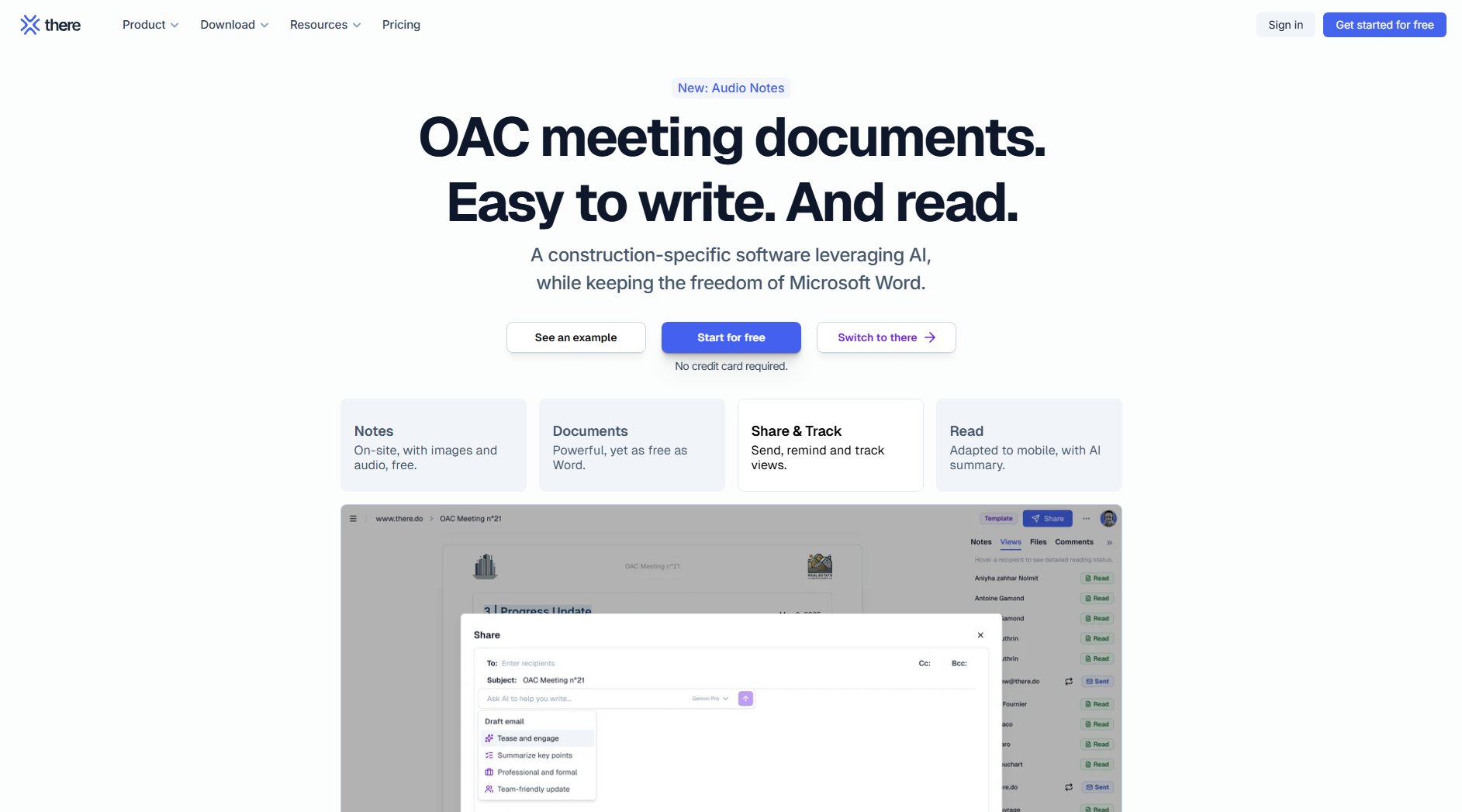 there there Interface & Screenshots there there Interface & Screenshots