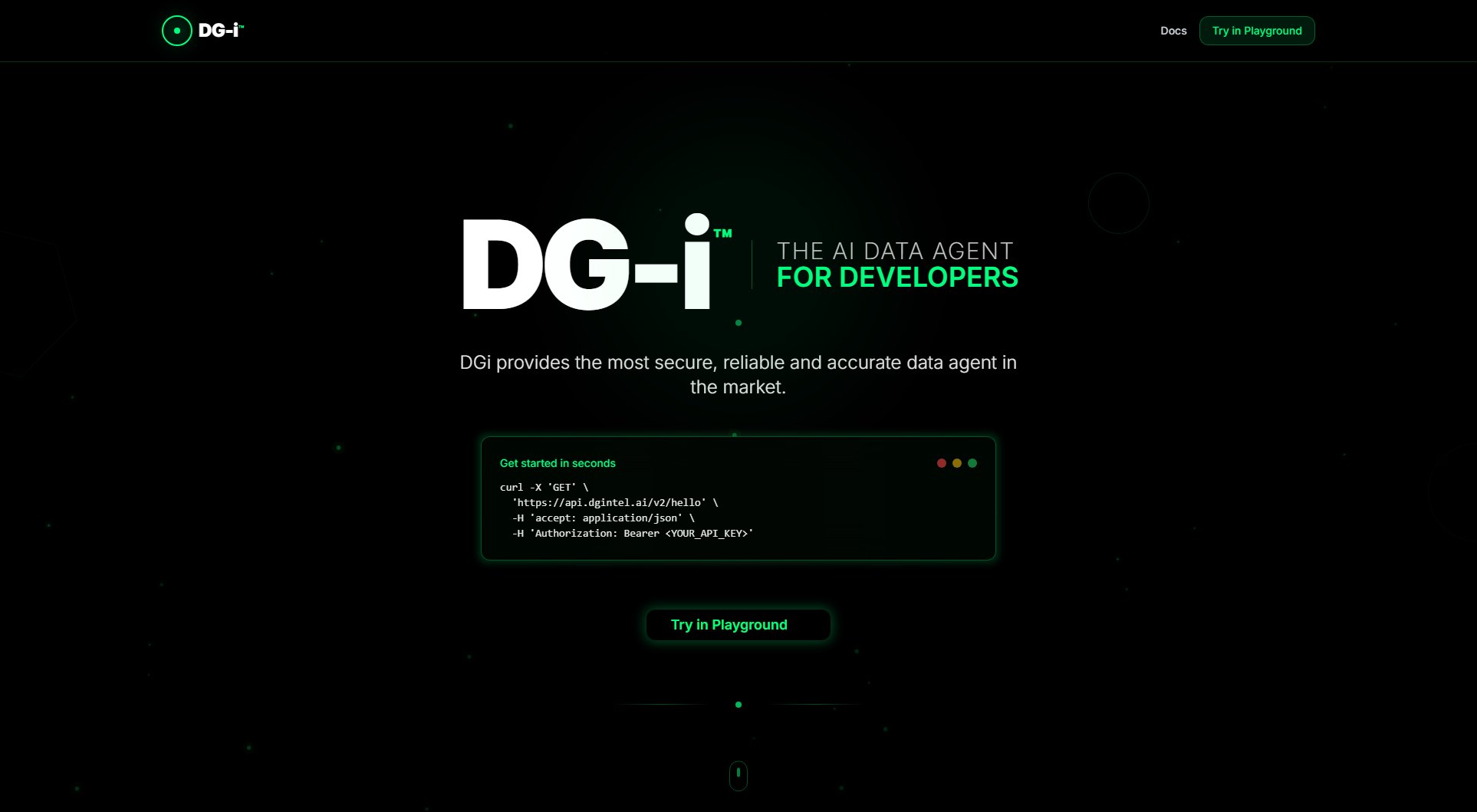 DG-i DG-i Interface & Screenshots DG-i DG-i Interface & Screenshots