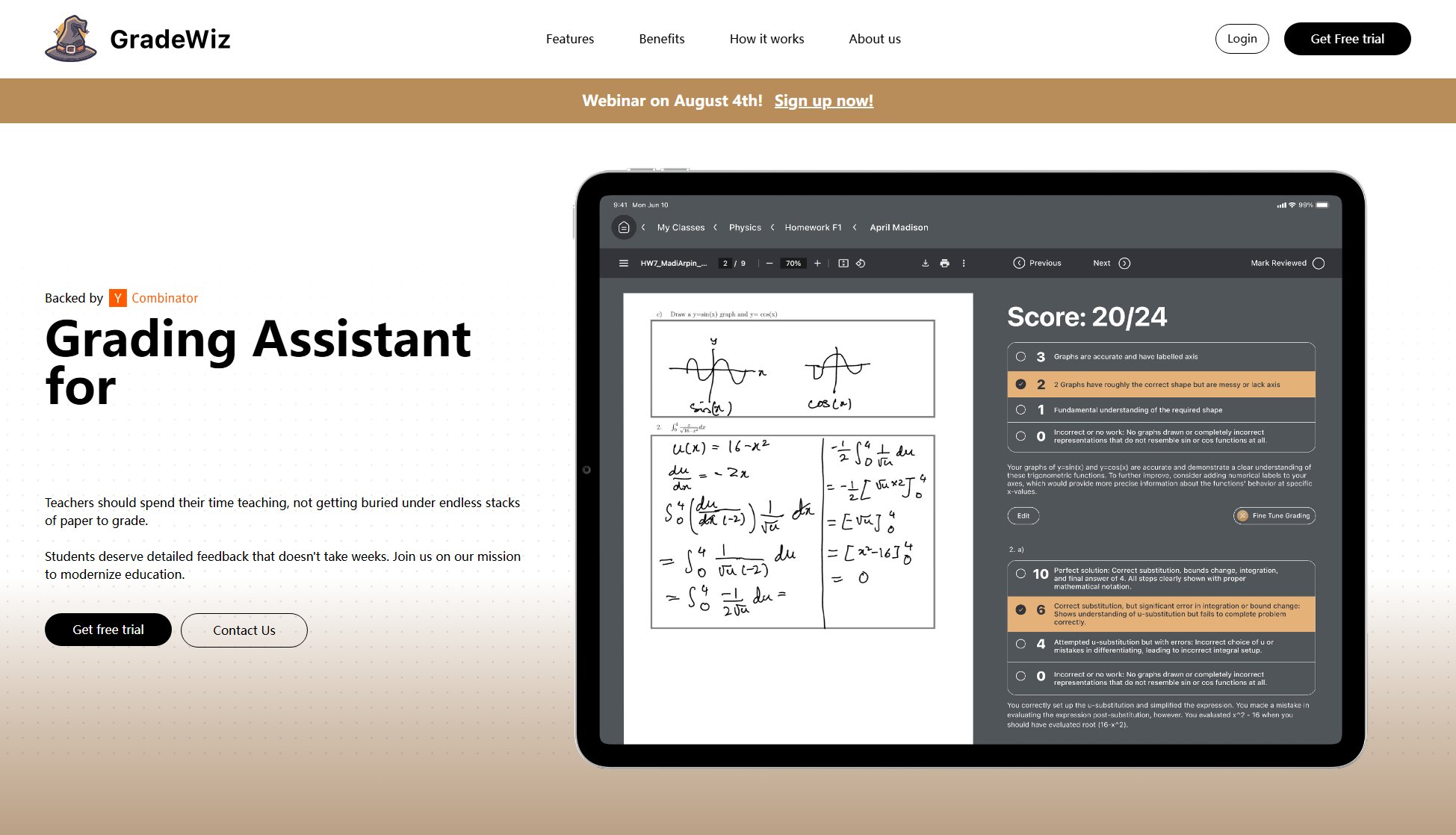 GradeWiz GradeWiz Interface & Screenshots GradeWiz GradeWiz Interface & Screenshots