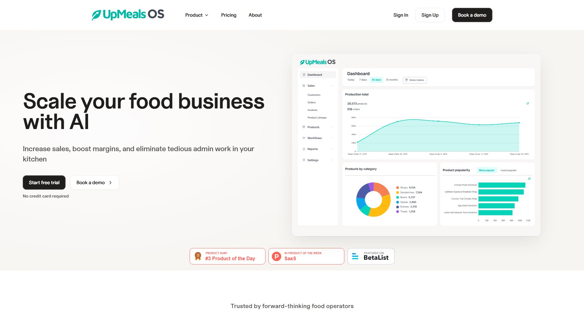 UpMeals OS UpMeals OS Interface & Screenshots
