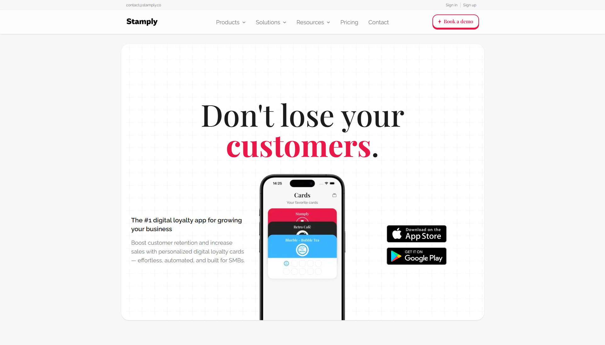 Stamply Stamply Interface & Screenshots Stamply Stamply Interface & Screenshots