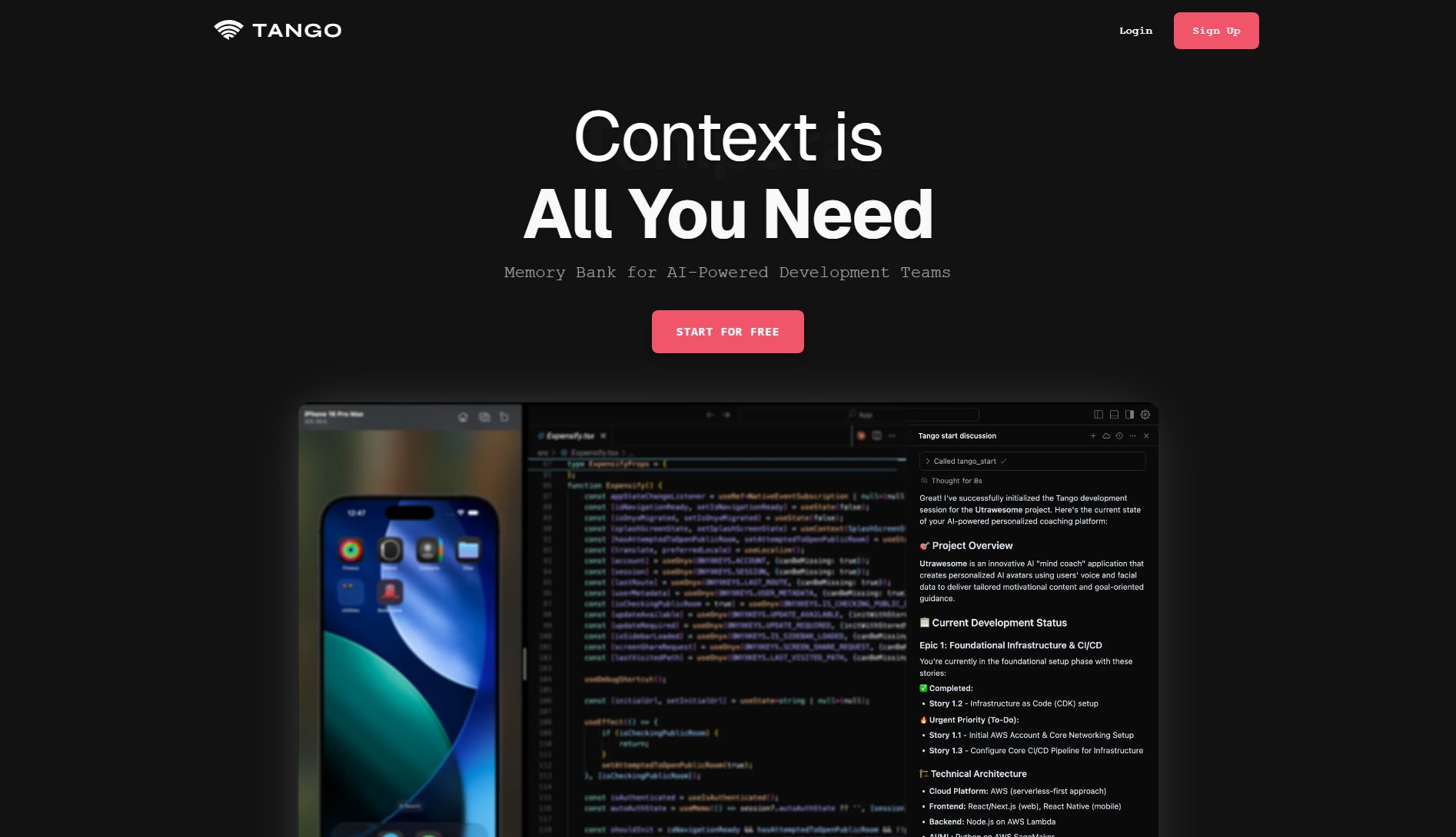 TANGO Screenshot
