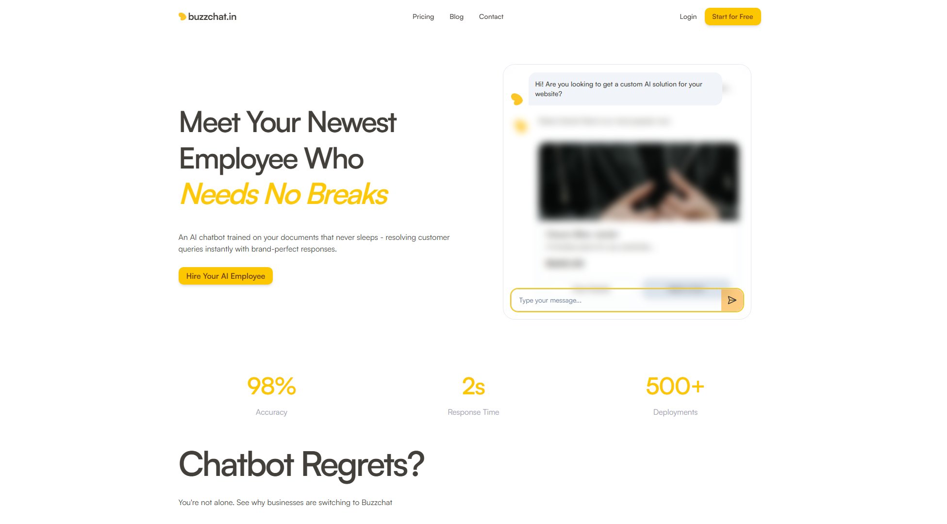 Buzzchat Buzzchat Interface & Screenshots